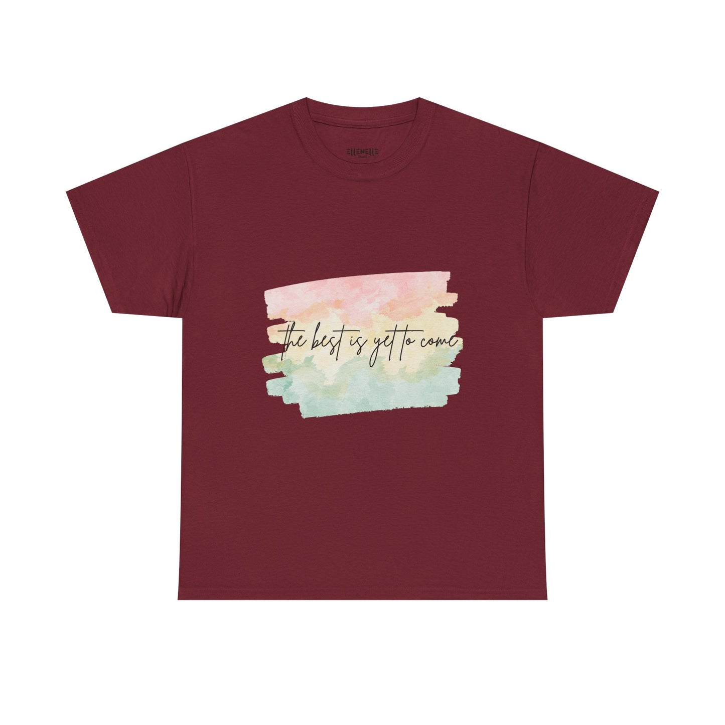 The Best Is Yet To Come Empowering Unisex Heavy Cotton Tee, Self-Love T-Shirt, Affirmation Apparel, Gift for Friends, Motivational Clothing