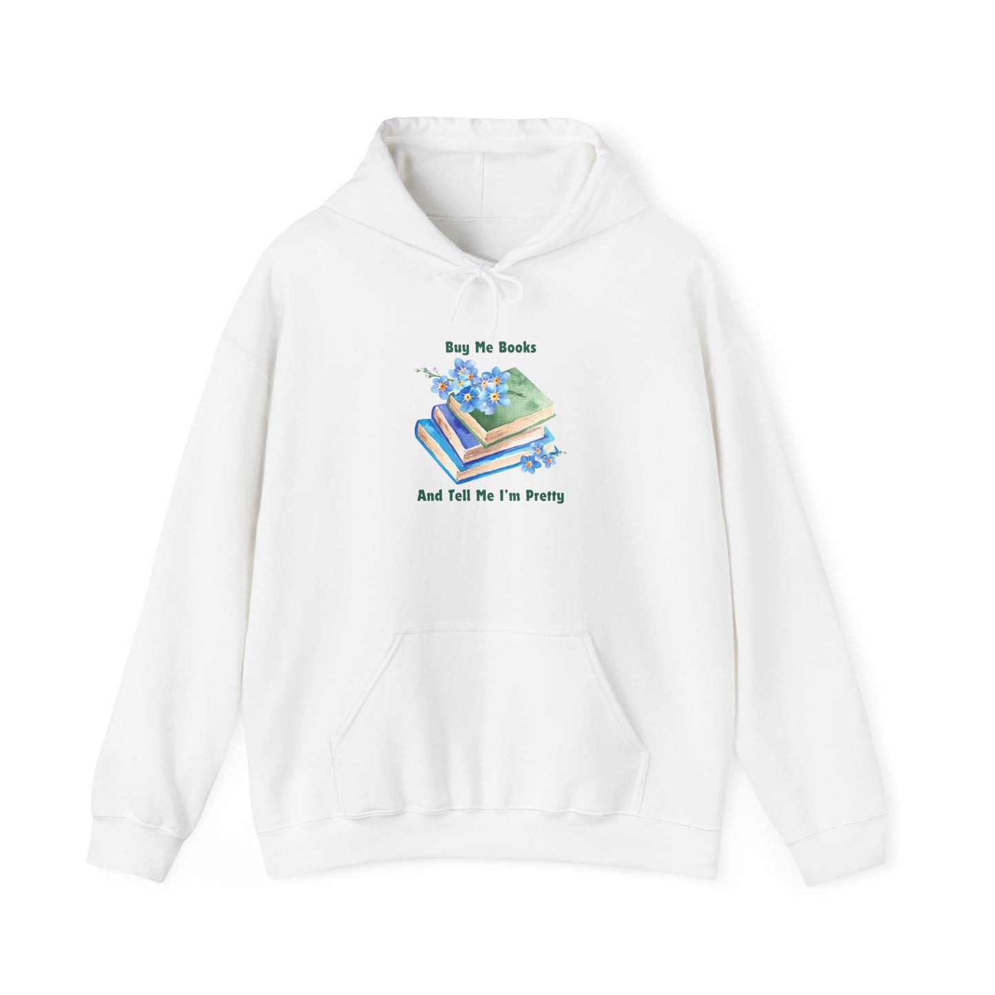 Buy Me Books Unisex Hooded Sweatshirt with Library Design, Cozy Literature Hoodie for Book Lovers, Perfect Gift for Readers, Literary [...]