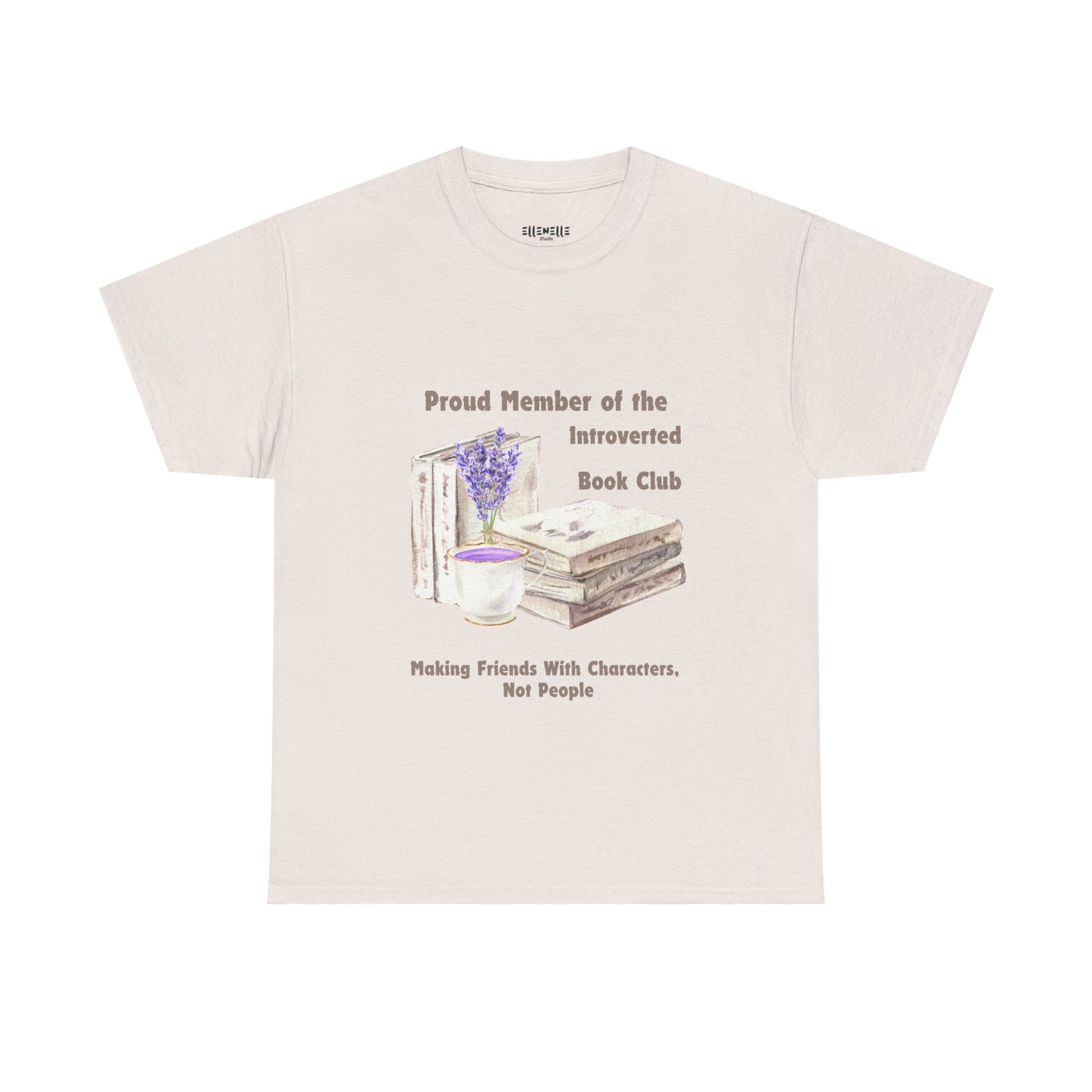 Introverted Book Club, Book-lover, Unisex Tee