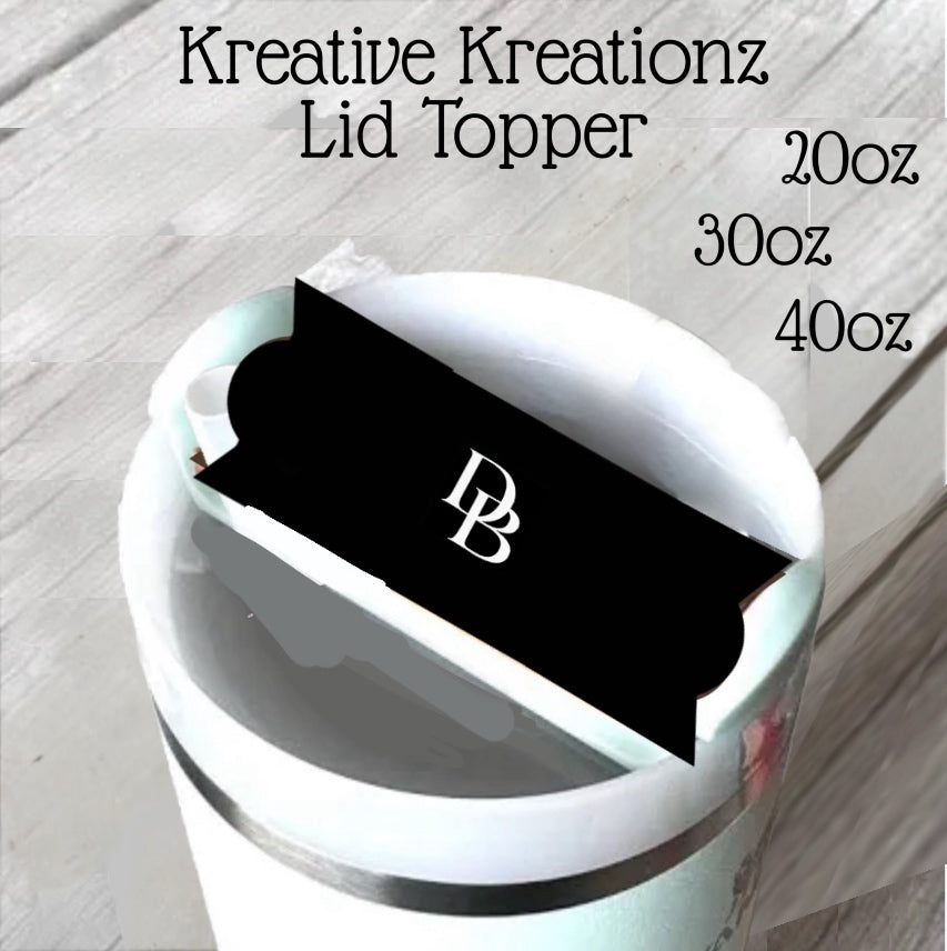 Monogram DB Lid Topper