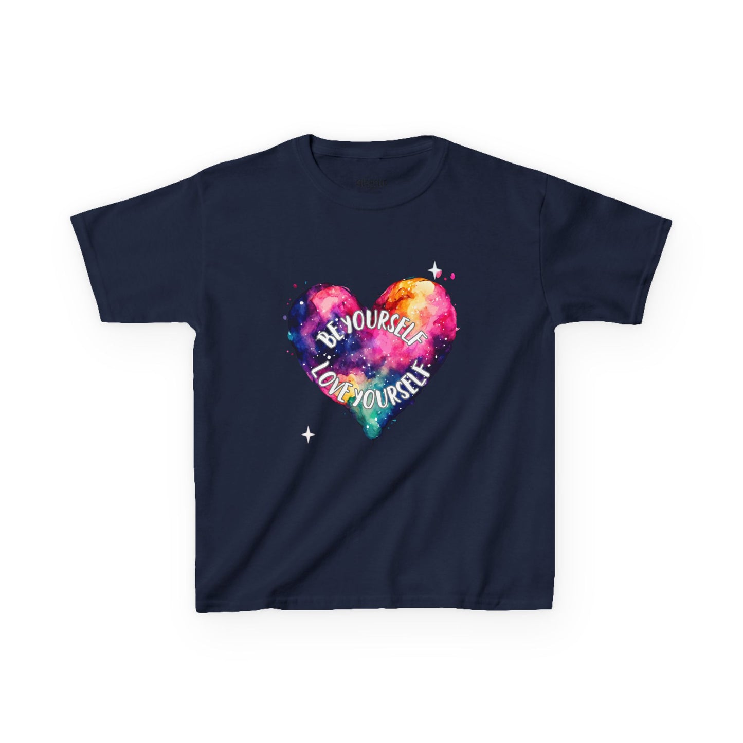 Be Yourself Love Yourself Motivational Kids T-Shirt, Positive Affirmation Shirt, Gift for Children, Encouraging Apparel