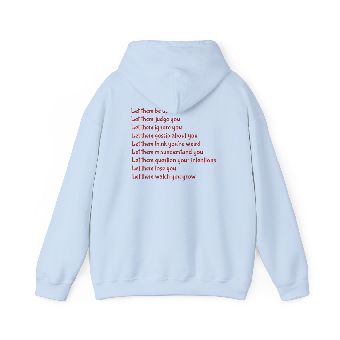Let Them Motivational Hoodie, Unisex Sweatshirt, Casual Comfort Wear, Gift for Teens, Inspirational Clothing, Everyday Hoodie