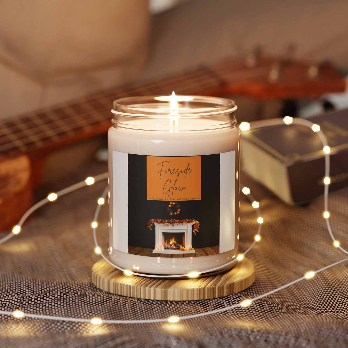 Fireside Glow Soy Candle, 9oz