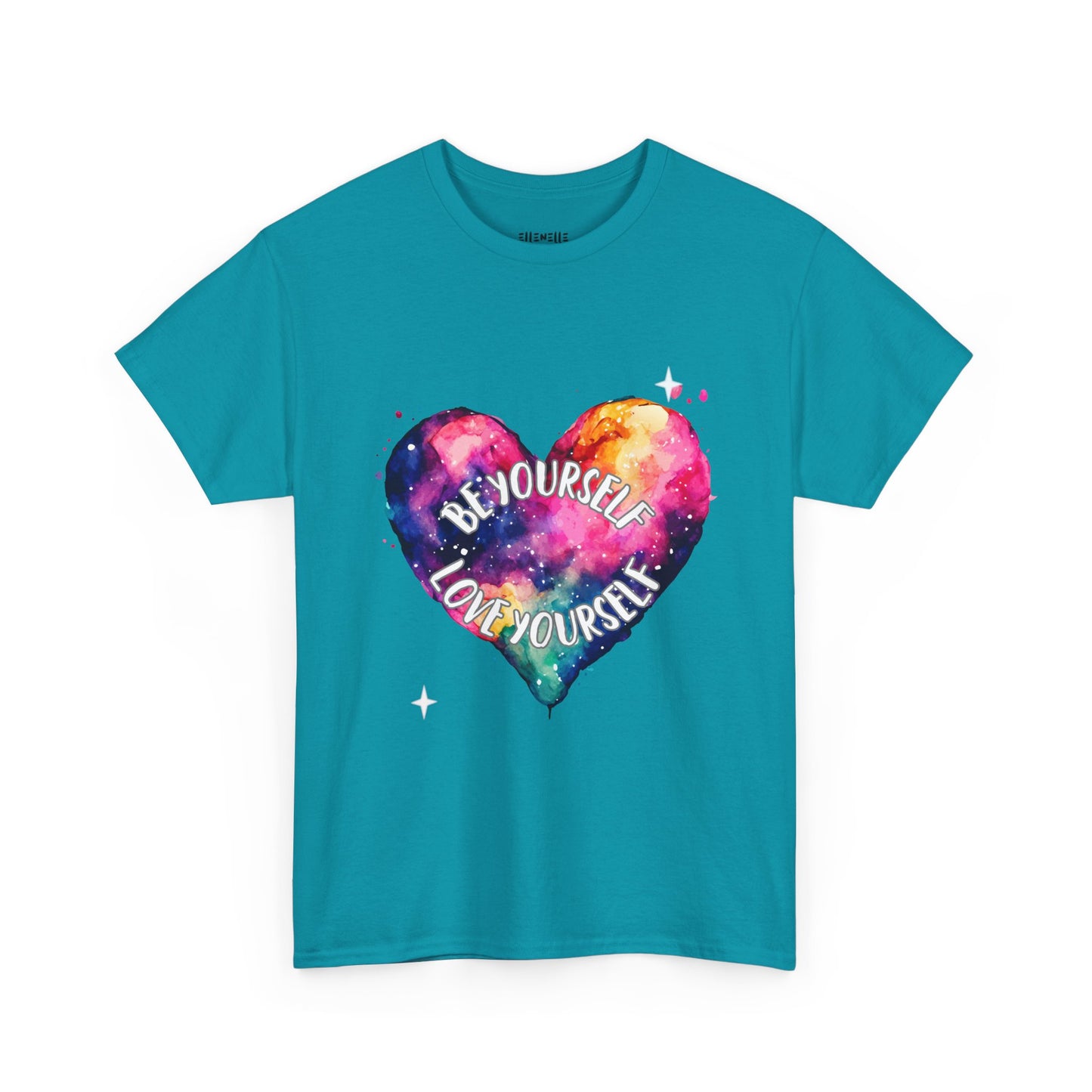 Be Yourself Love Yourself Empowering Unisex Heavy Cotton Tee, Self-Love T-Shirt, Affirmation Apparel, Gift for Friends, Motivational Clothing