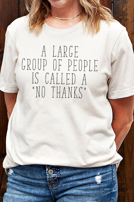 People No Thanks 4903 tee