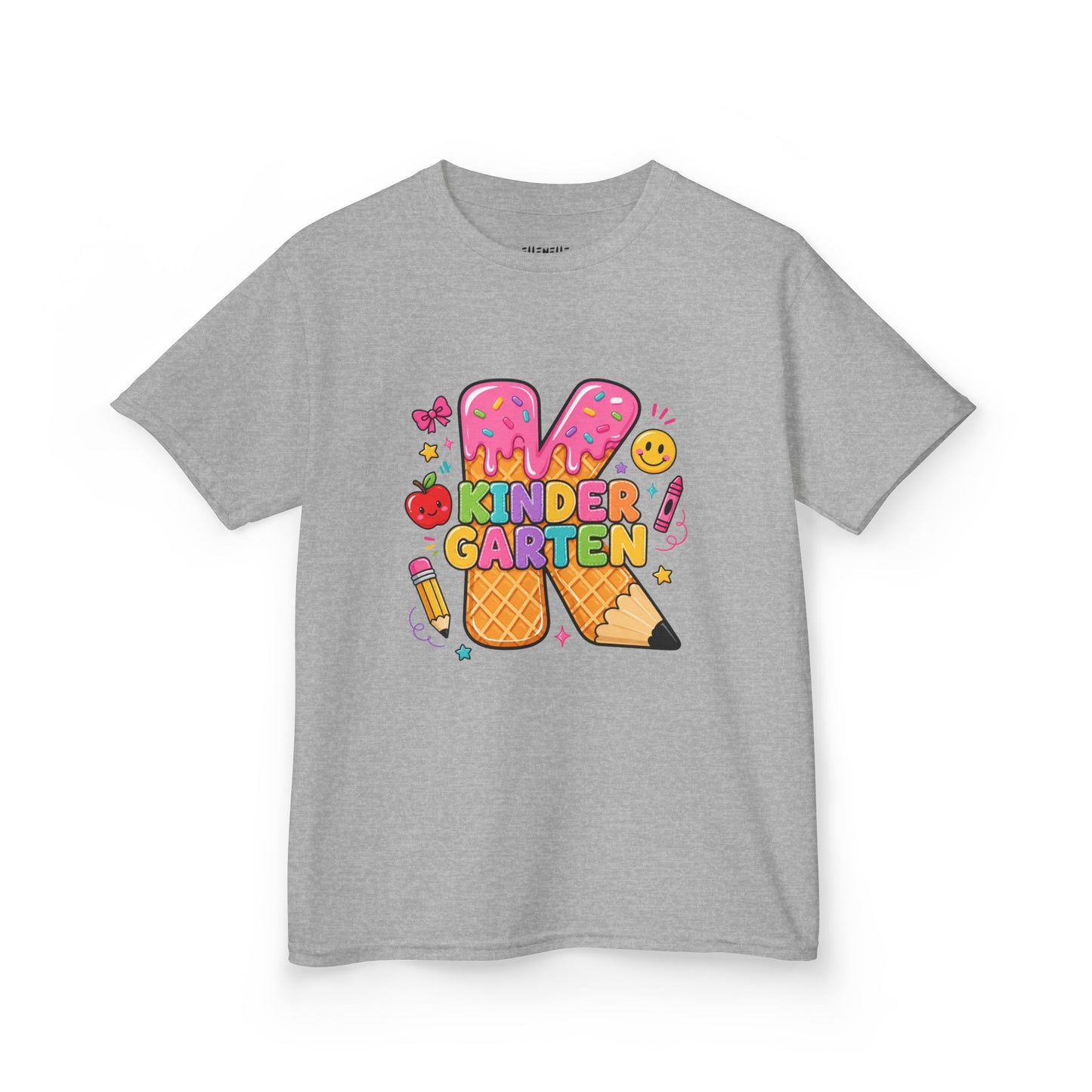 Kindergarten T‑Shirt — Cute Ice Cream Pencil Tee