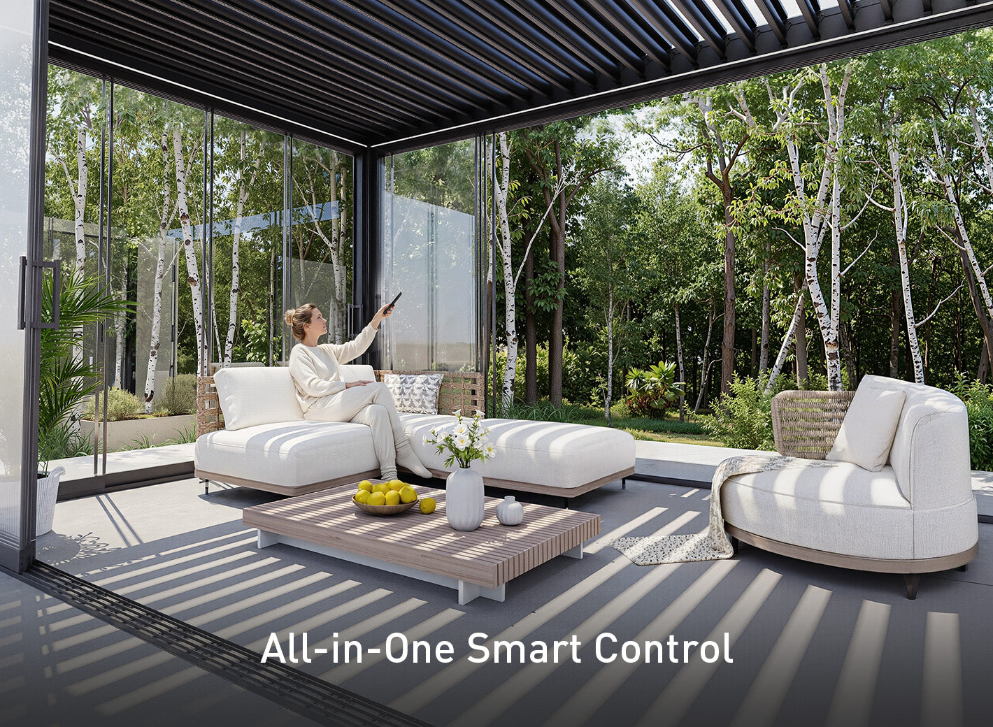 FlexPatio POWER+ Motorized Pergola