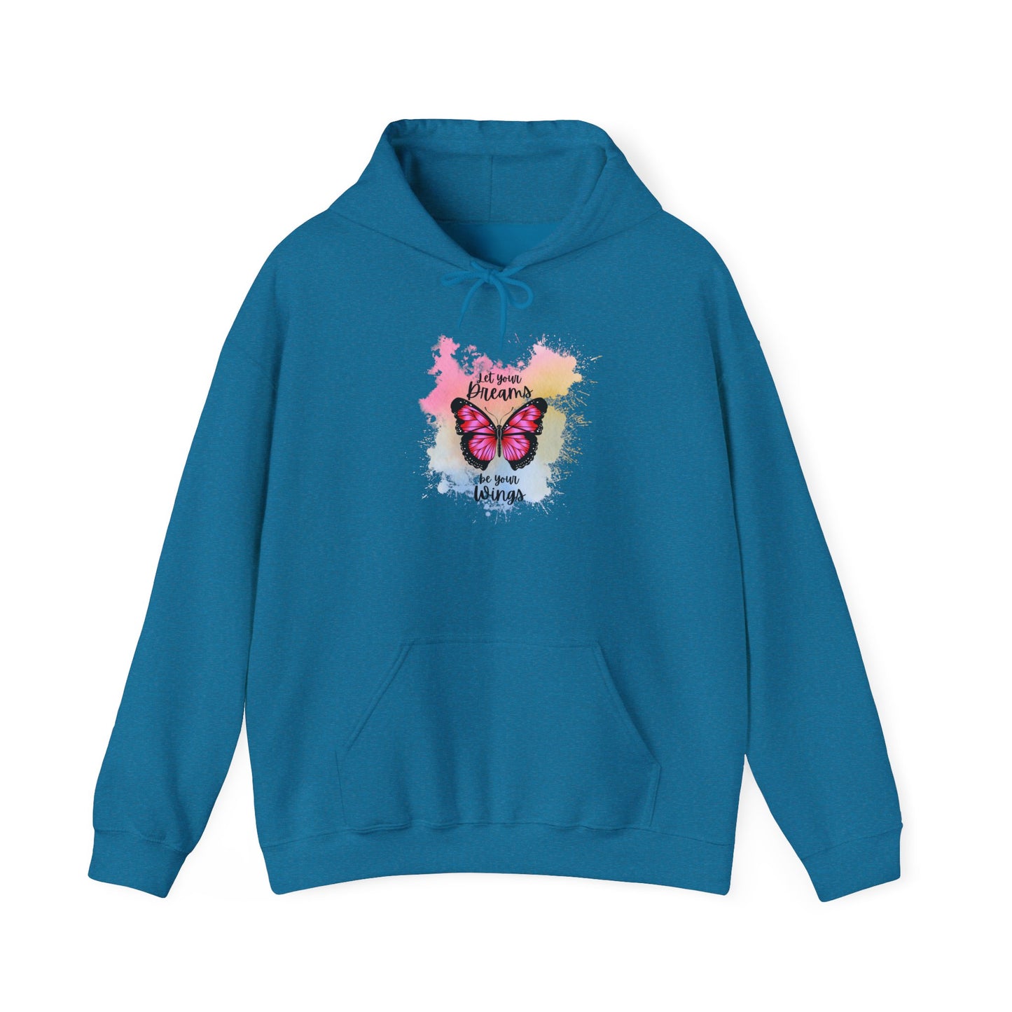 Let Your Dreams Be Your Wings Unisex Hooded Sweatshirt, Cozy Hoodie, Perfect Gift