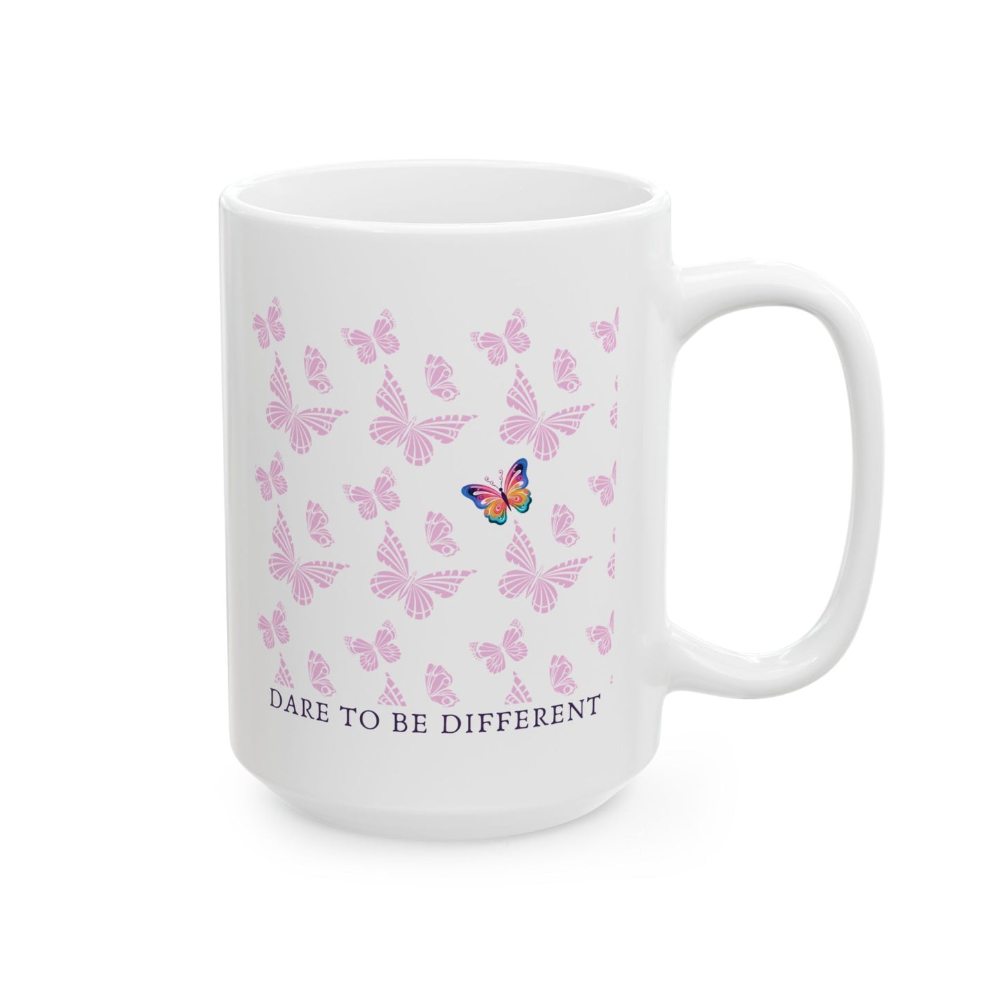 Dare To Be Different Inspirational Ceramic Mug, 11oz and 15oz Coffee Cup for Motivation, Great Gift for Friends, Birthday, Self-Care, Office Decor, [...]