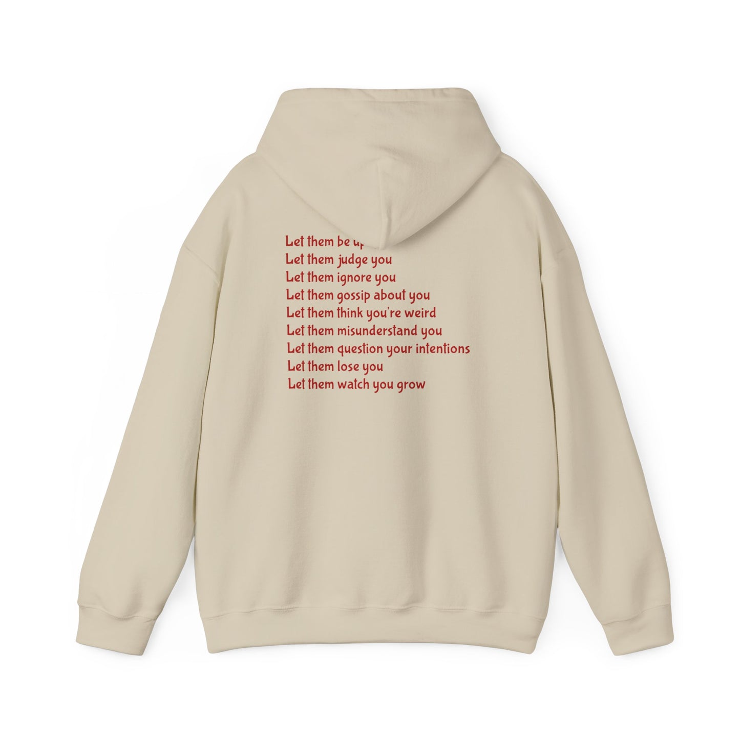 Let Them Motivational Hoodie, Unisex Sweatshirt, Casual Comfort Wear, Gift for Teens, Inspirational Clothing, Everyday Hoodie