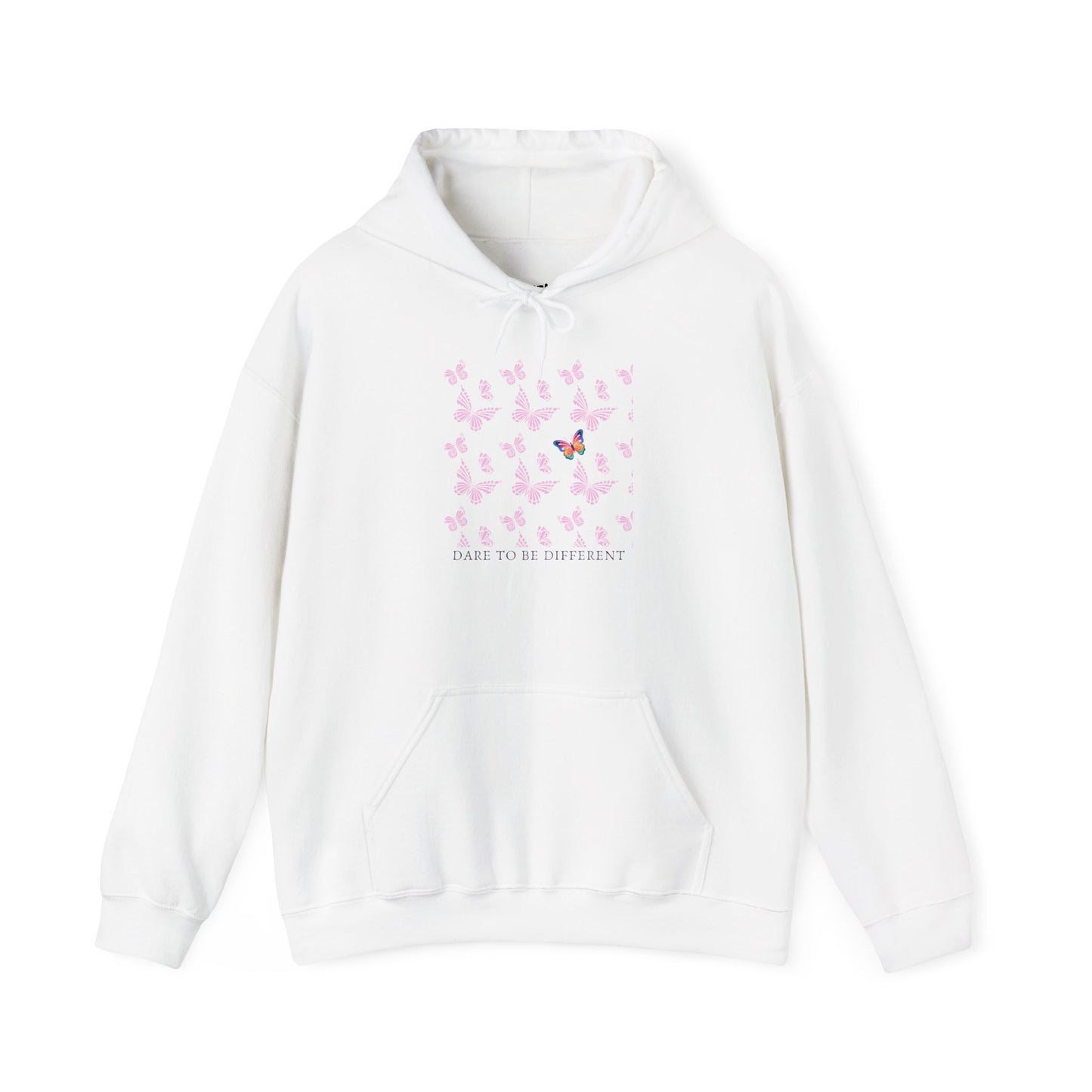 Dare To Be Different Motivational Hoodie, Unisex Sweatshirt, Casual Comfort Wear, Gift for Teens, Inspirational Clothing, Everyday Hoodie