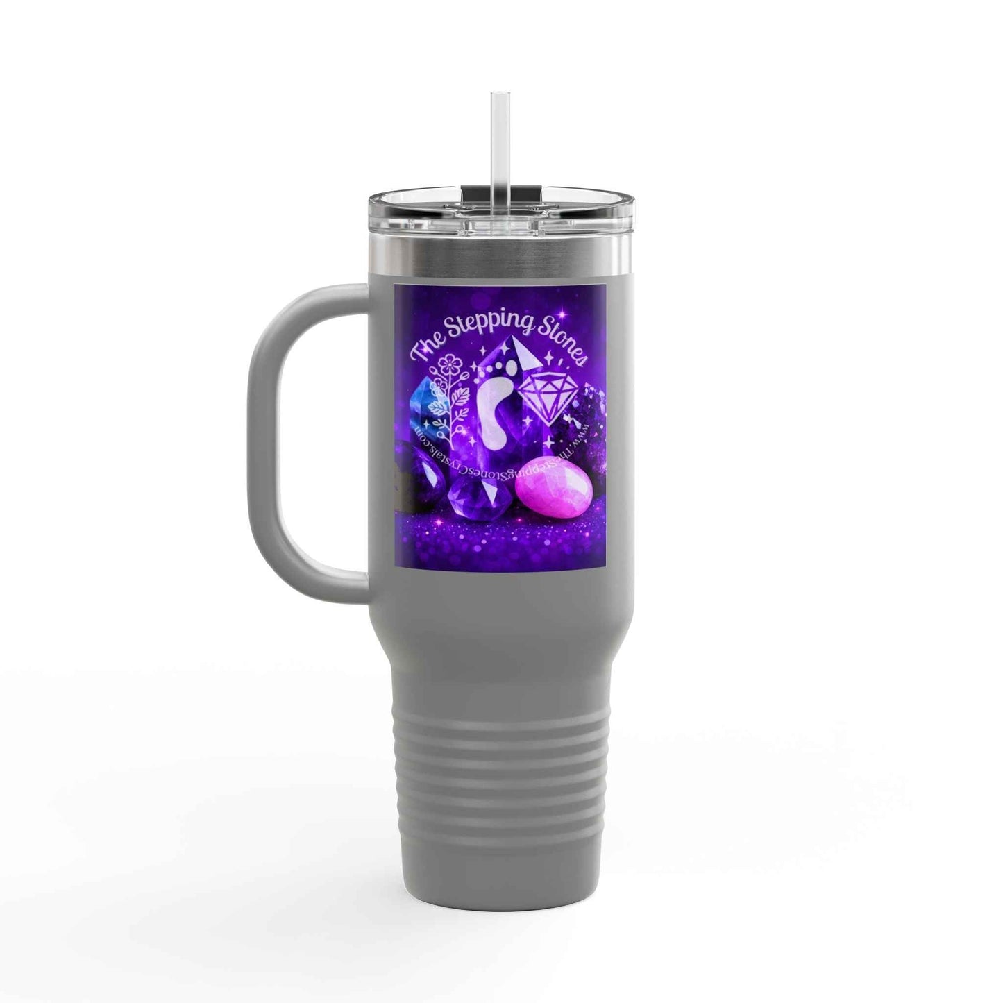 TSS Crystals Insulated Travel Mug - 40oz Crystal Design