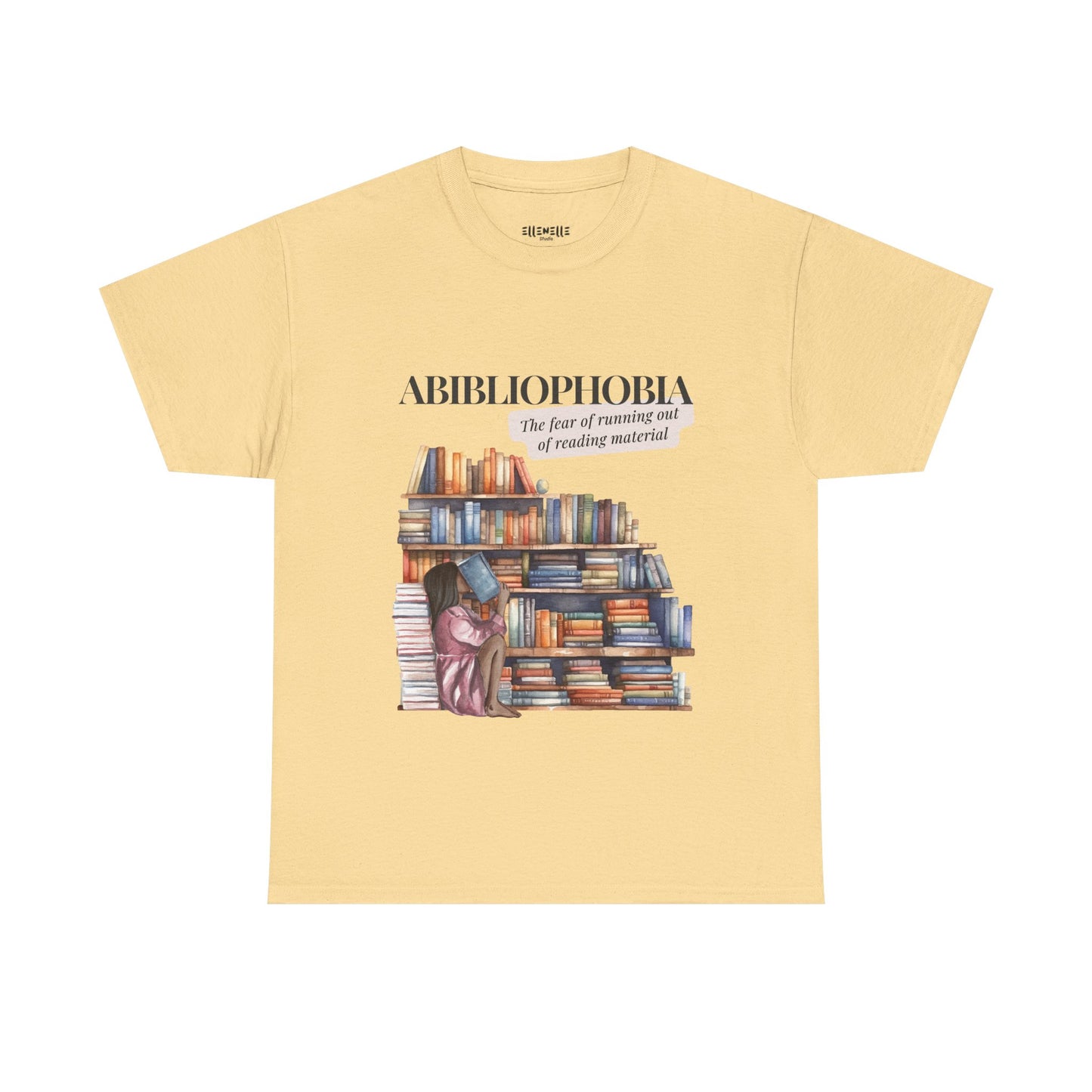 Book-lover, Abibliophobia Definition, Unisex Tee