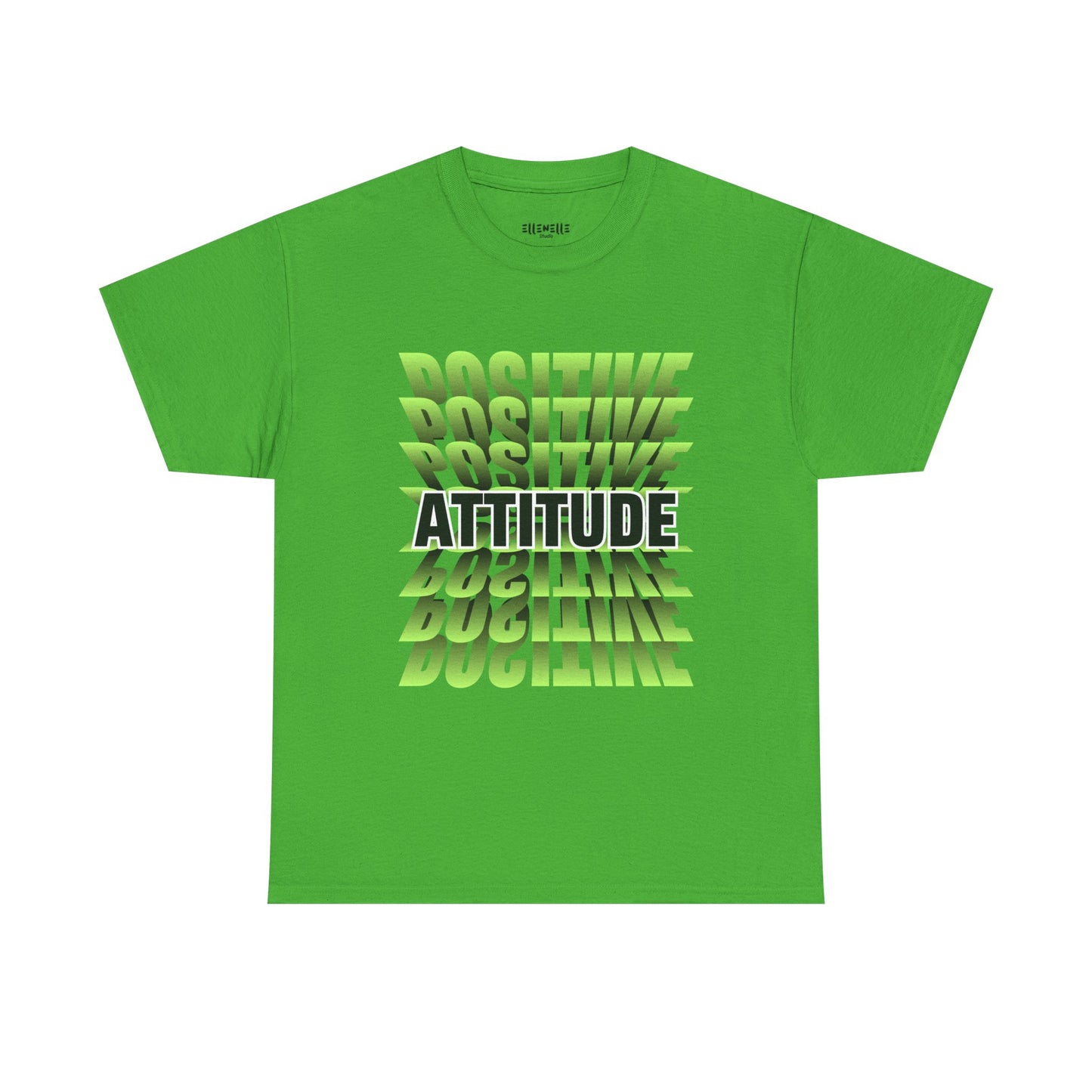 Positive Attitude Empowering Unisex Heavy Cotton Tee, Self-Love T-Shirt, Affirmation Apparel, Gift for Friends, Motivational Clothing