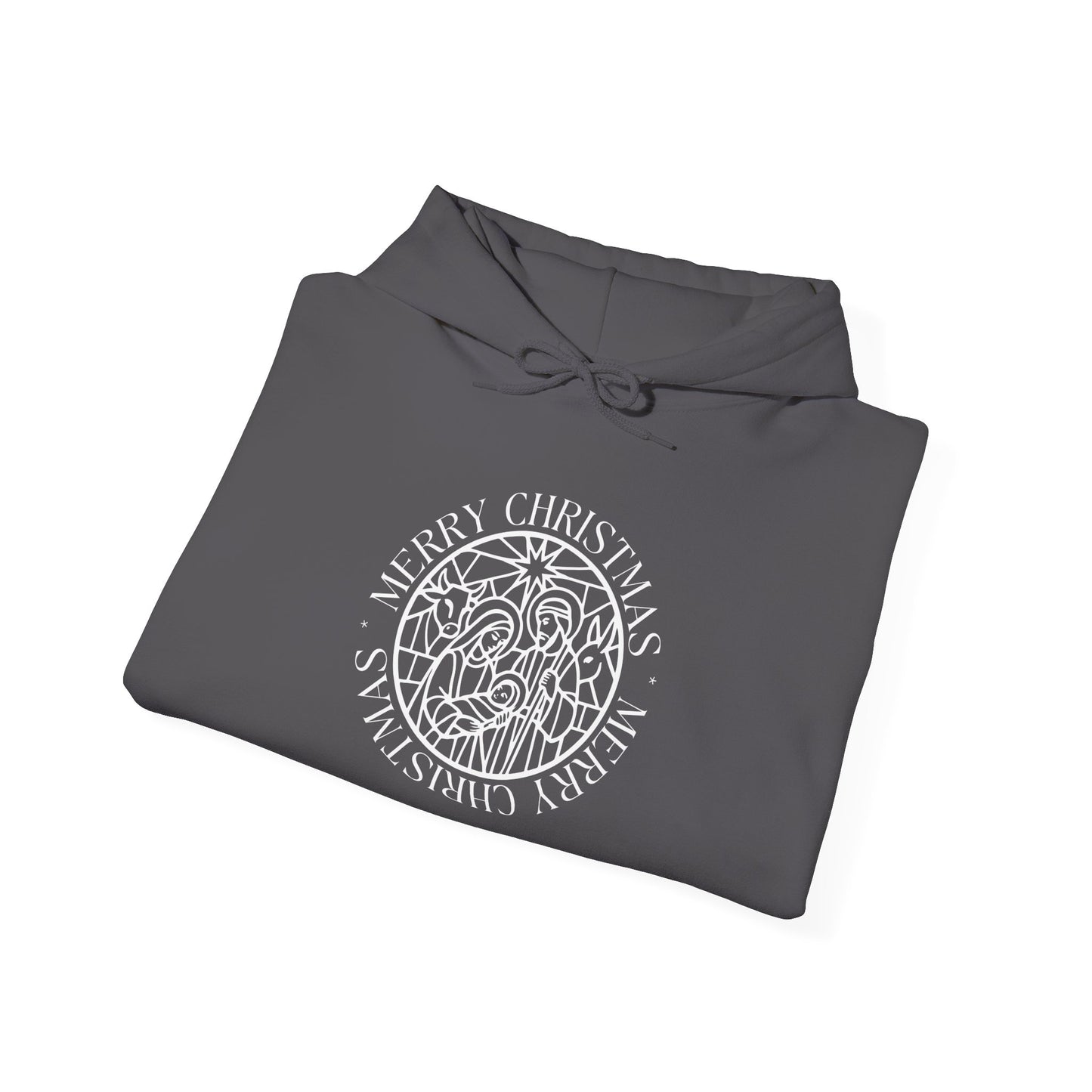 Nativity Unisex Hoodie - Merry Christmas Design