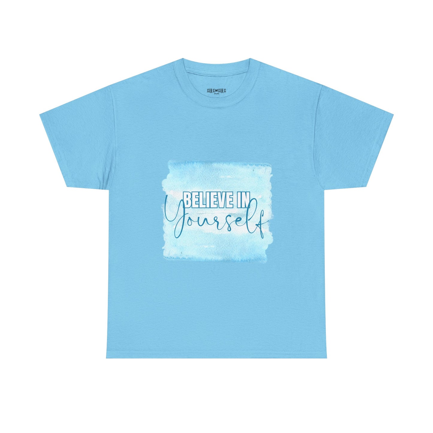 Believe in Yourself Empowering Unisex Heavy Cotton Tee, Self-Love T-Shirt, Affirmation Apparel, Gift for Friends, Motivational Clothing