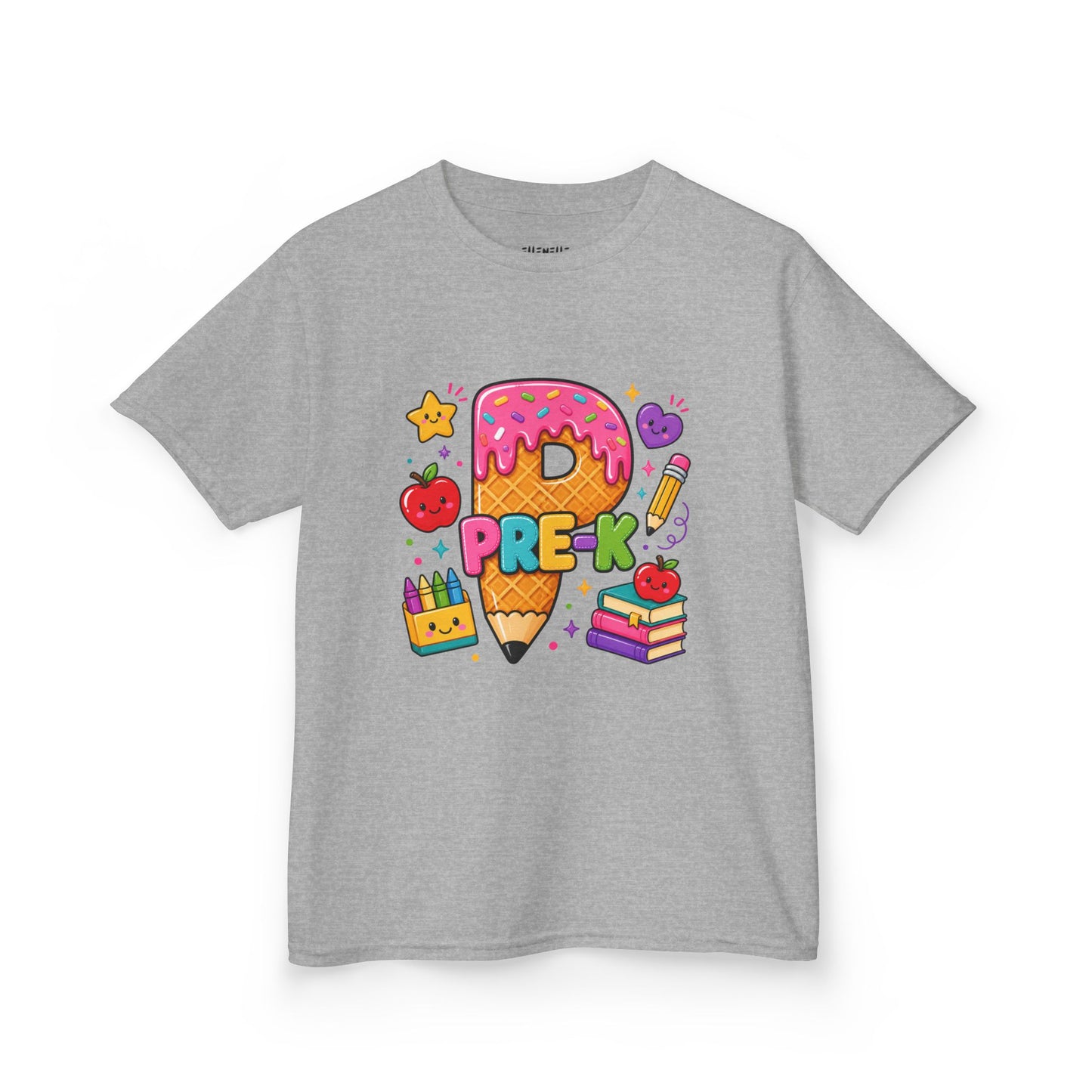 Pre-K T‑Shirt — Cute Ice Cream Pencil Tee