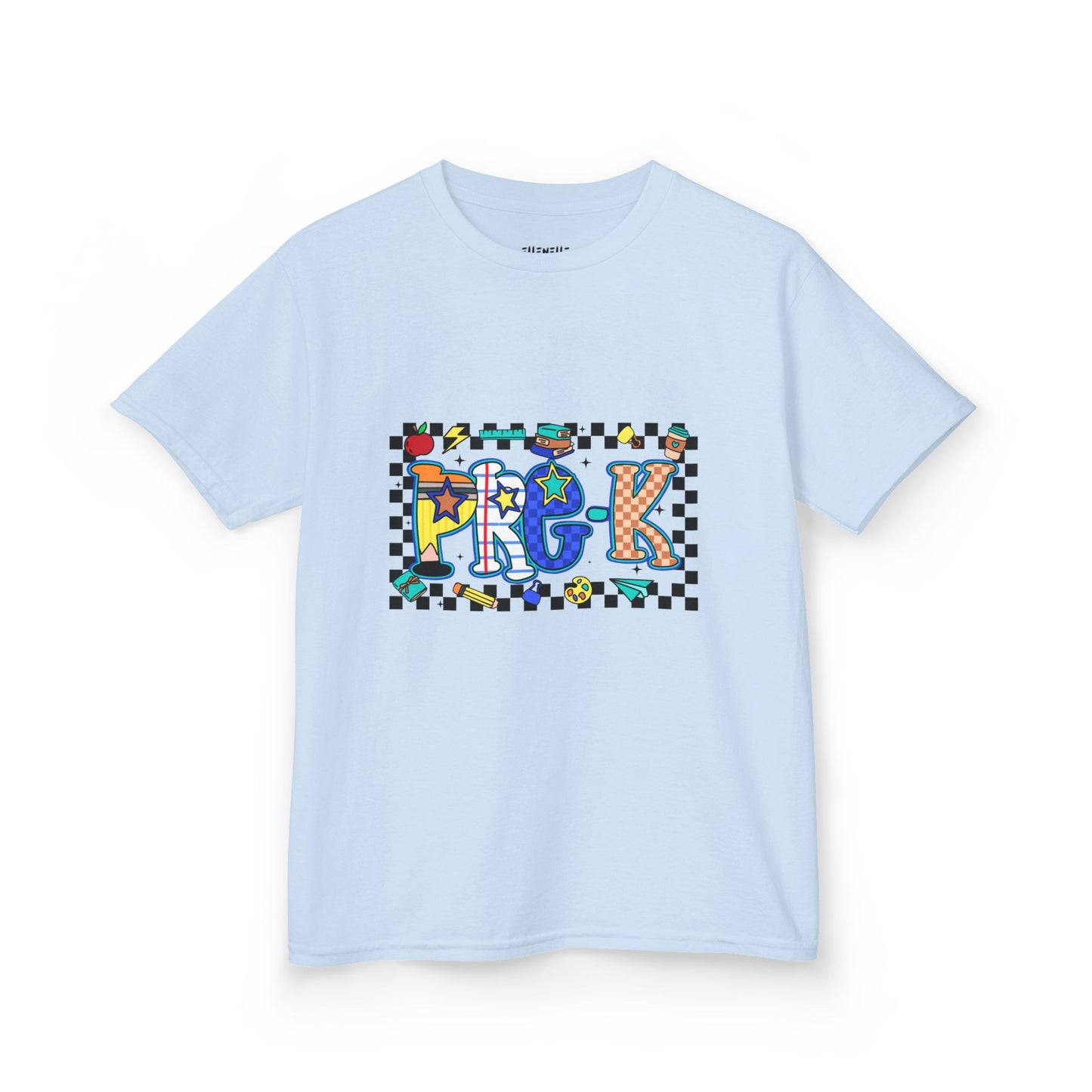 Pre-K T‑Shirt — Checkerboard Back-to-School Tee