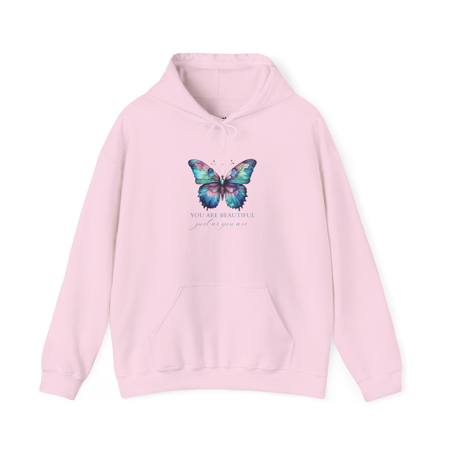 You Are  Beautiful Motivational Hoodie, Unisex Sweatshirt, Casual Comfort Wear, Gift for Teens, Inspirational Clothing, Everyday Hoodie