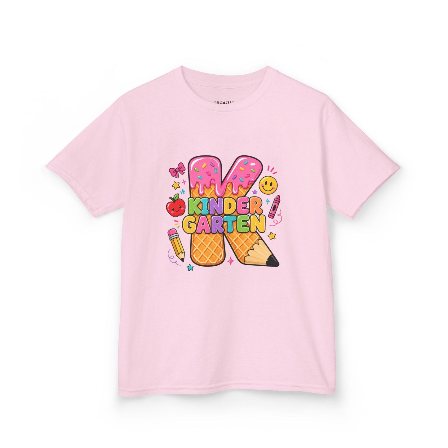 Kindergarten T‑Shirt — Cute Ice Cream Pencil Tee