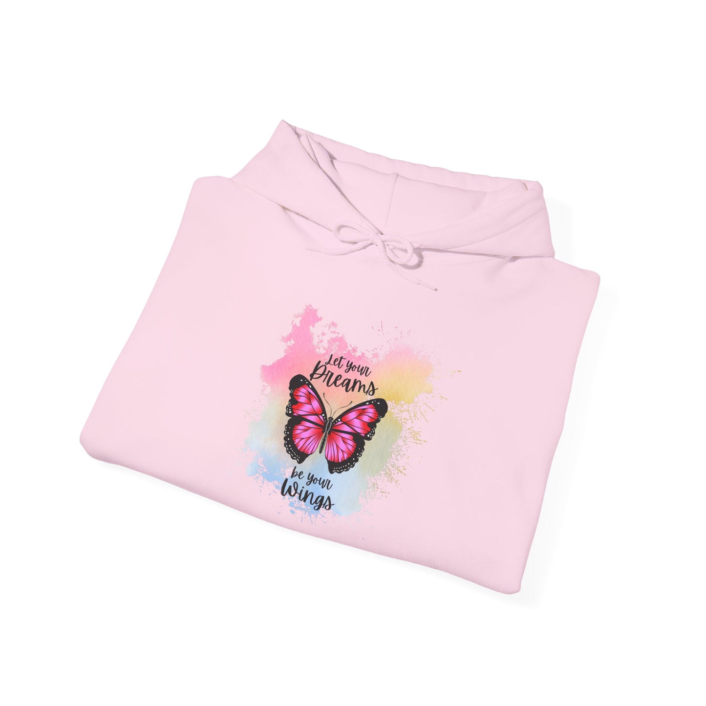 Let Your Dreams Be Your Wings Unisex Hooded Sweatshirt, Cozy Hoodie, Perfect Gift