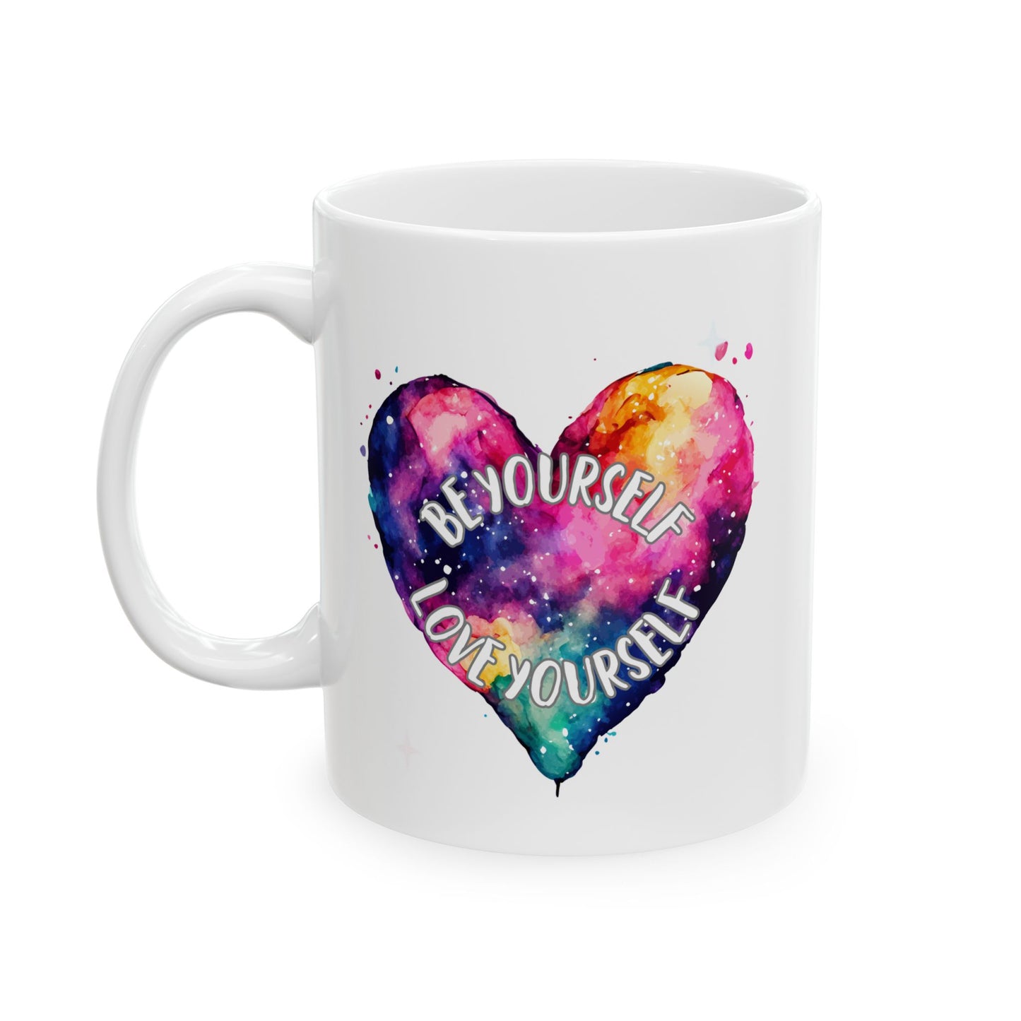 Be Yourself Love Yourself Inspirational Ceramic Mug, 11oz and 15oz Coffee Cup for Motivation, Great Gift for Friends, Birthday, Self-Care, Office Decor, [...]