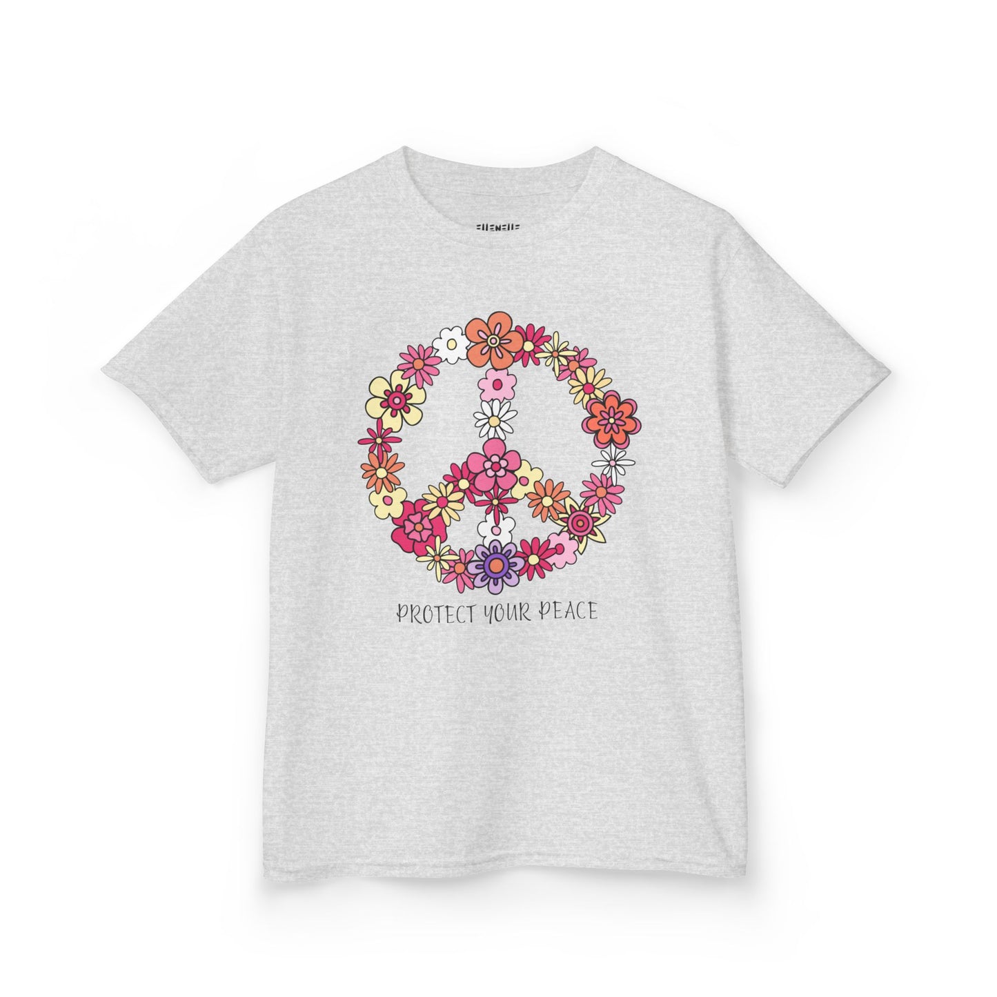 Protect Your Peace Motivational Kids T-Shirt, Positive Affirmation Shirt, Gift for Children, Encouraging Apparel
