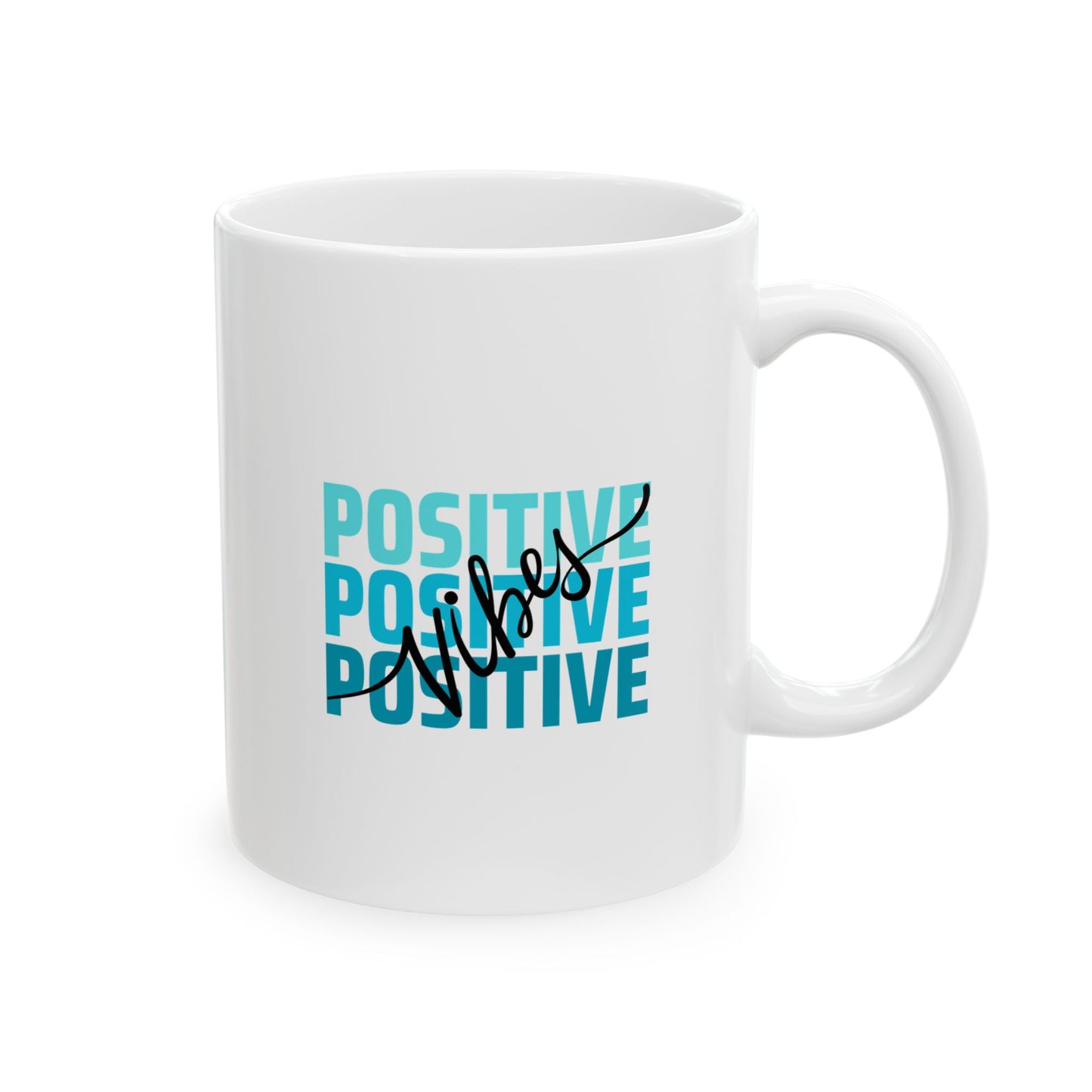 Positive Vibes Inspirational Ceramic Mug, 11oz and 15oz Coffee Cup for Motivation, Great Gift for Friends, Birthday, Self-Care, Office Decor, [...]