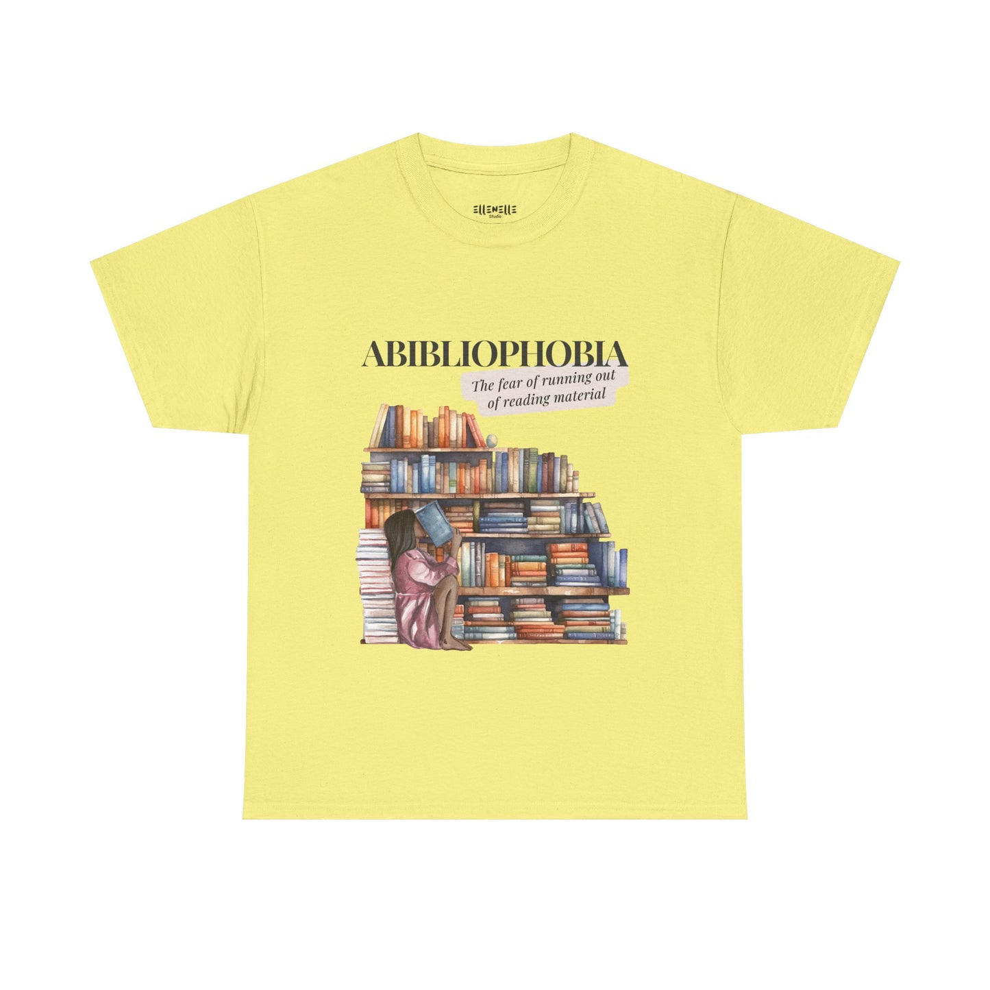 Book-lover, Abibliophobia Definition, Unisex Tee