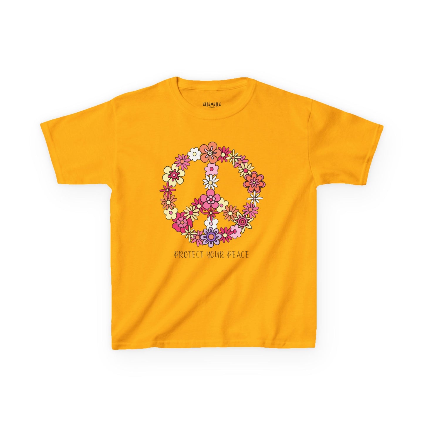 Protect Your Peace Motivational Kids T-Shirt, Positive Affirmation Shirt, Gift for Children, Encouraging Apparel