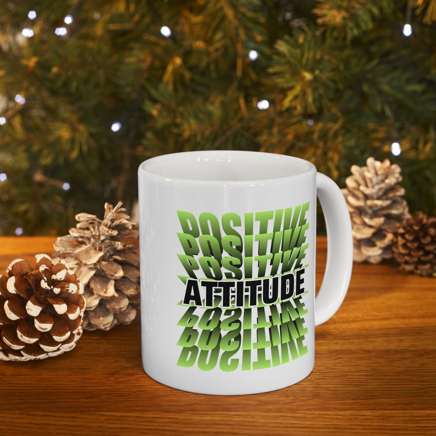 Positive Attitude Inspirational Ceramic Mug, 11oz and 15oz Coffee Cup for Motivation, Great Gift for Friends, Birthday, Self-Care, Office Decor, [...]