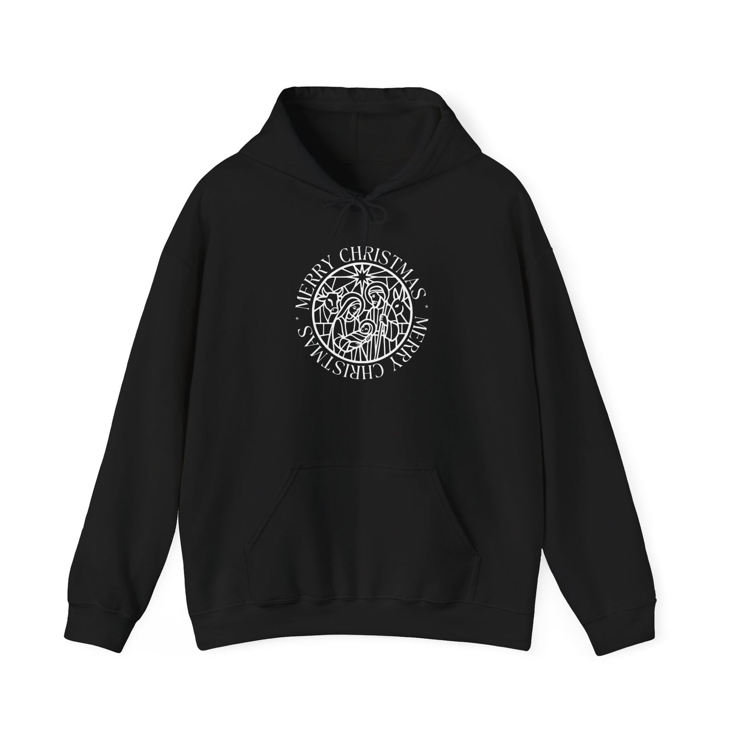 Nativity Unisex Hoodie - Merry Christmas Design