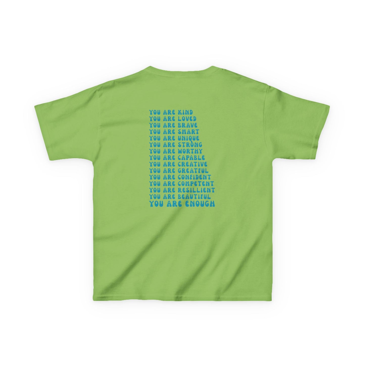 You Are Enough, Motivational Kids T-Shirt, Positive Affirmation Shirt, Gift for Children, Encouraging Apparel