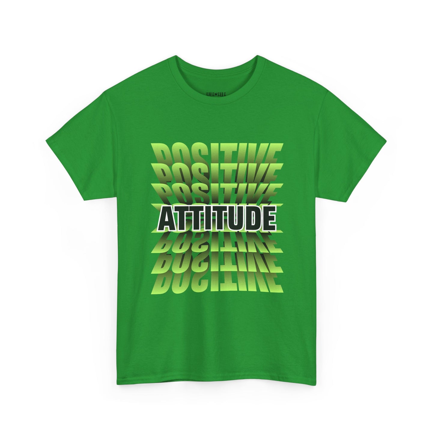 Positive Attitude Empowering Unisex Heavy Cotton Tee, Self-Love T-Shirt, Affirmation Apparel, Gift for Friends, Motivational Clothing