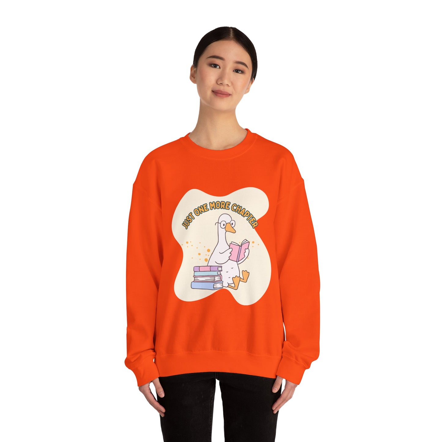 Just One More Chapter Sweatshirt, Perfect Gift for Book Lovers, Literary Apparel, Cozy Reading Gift, Cute Bookworm Crewneck