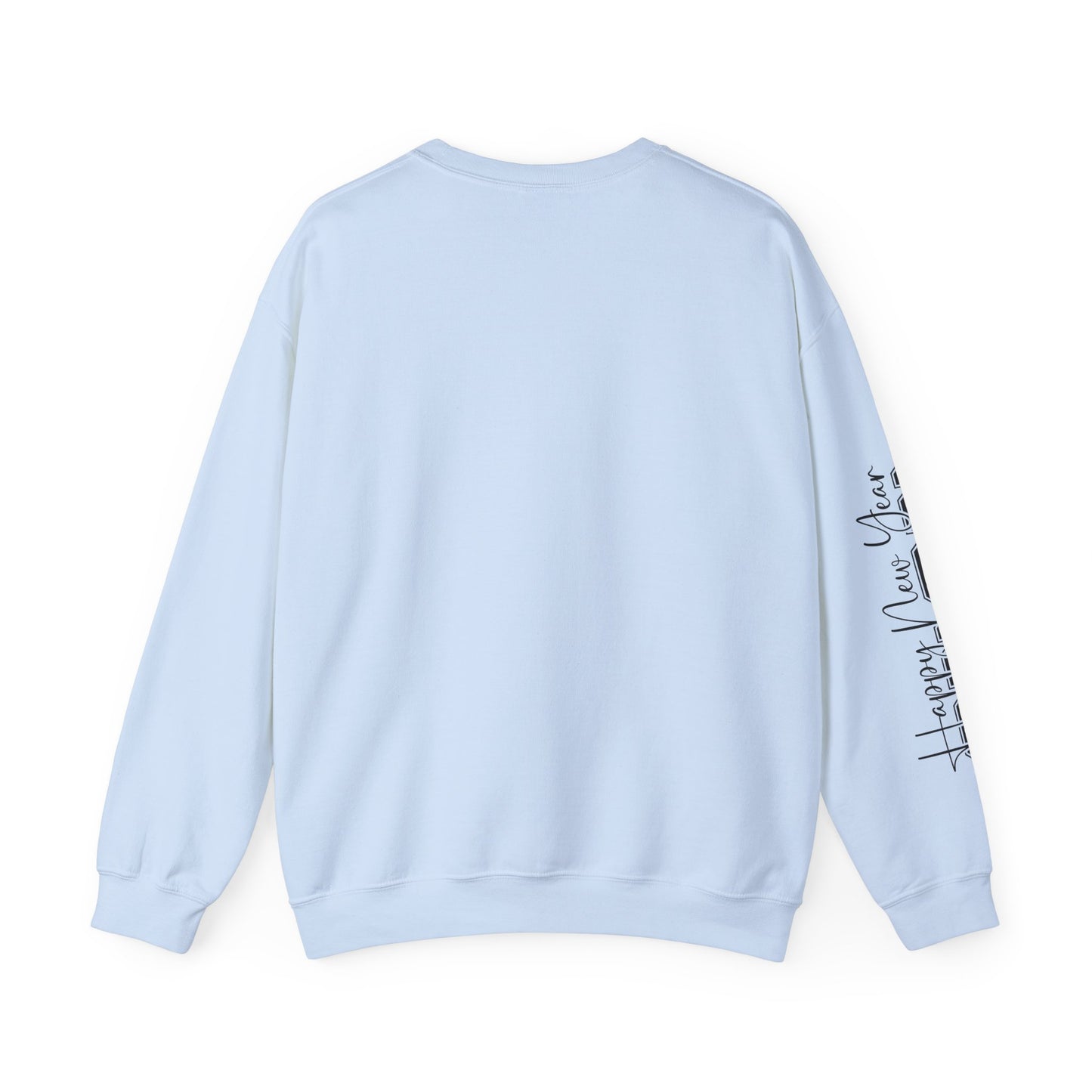 2026 Happy New Year Crewneck Sweatshirt — "Twenty twenty-six" Graphic Pullover