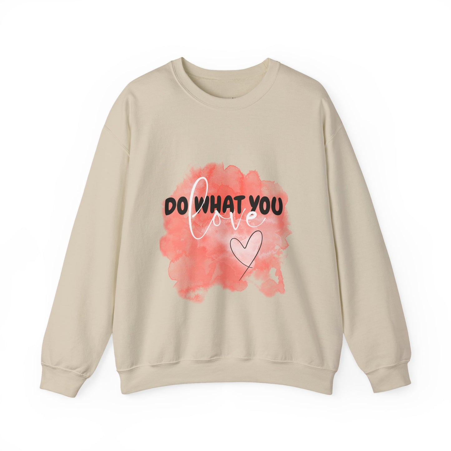 Do What You Love Empowering Unisex Crewneck Sweatshirt, Affirmation Apparel, Motivational Gift, Cozy Self-Care Clothing, Inspirational Wear