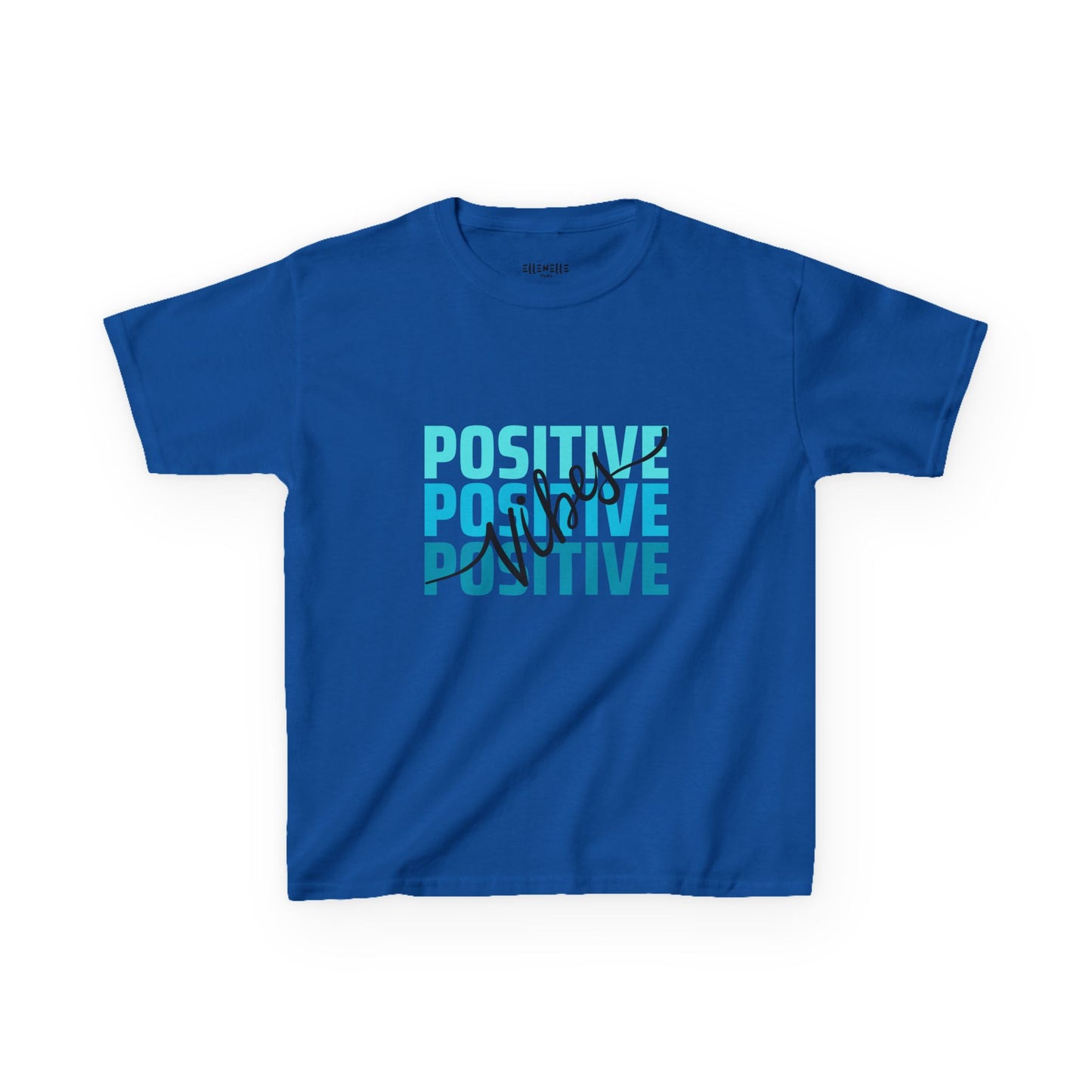 Positive Vibes Motivational Kids T-Shirt, Positive Affirmation Shirt, Gift for Children, Encouraging Apparel