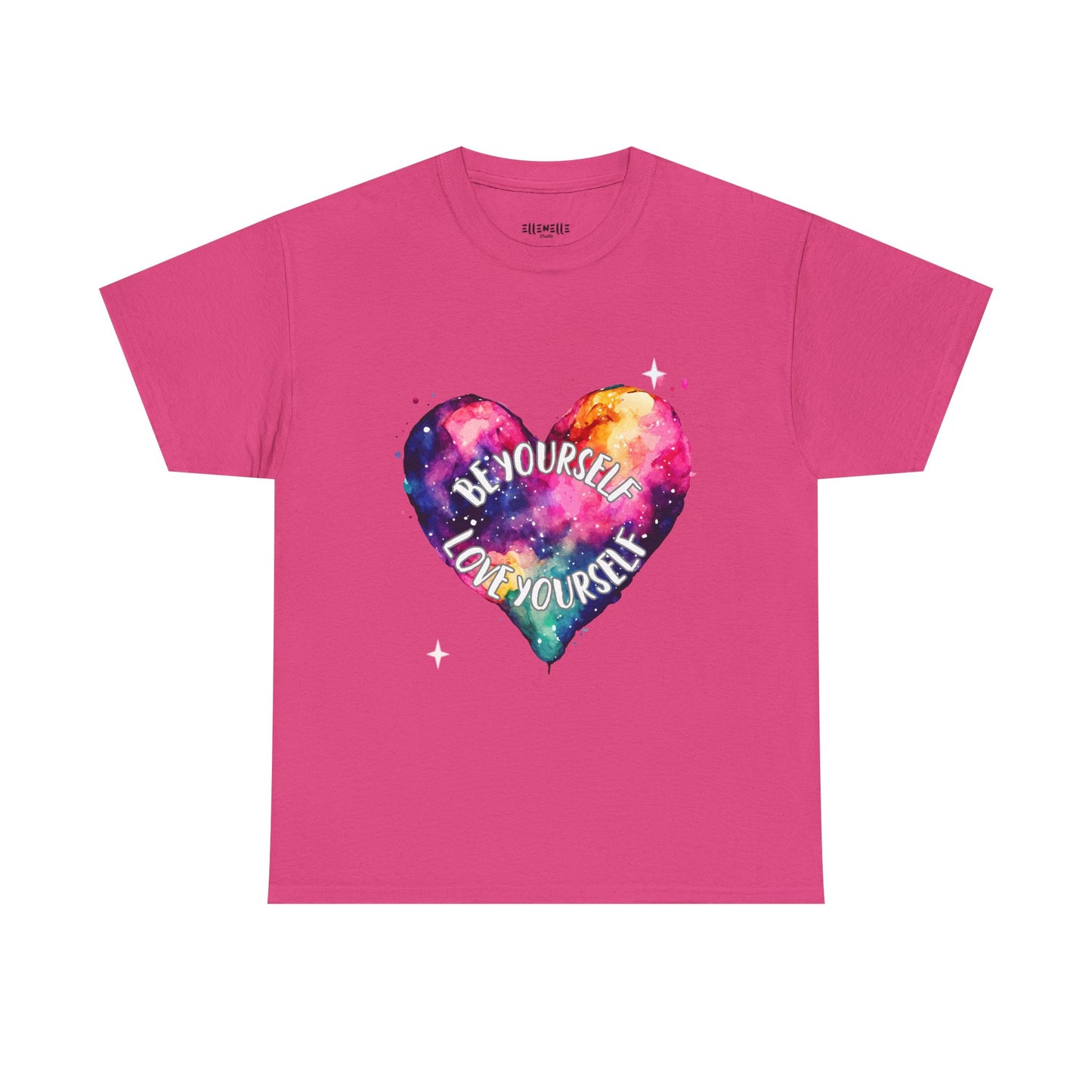 Be Yourself Love Yourself Empowering Unisex Heavy Cotton Tee, Self-Love T-Shirt, Affirmation Apparel, Gift for Friends, Motivational Clothing