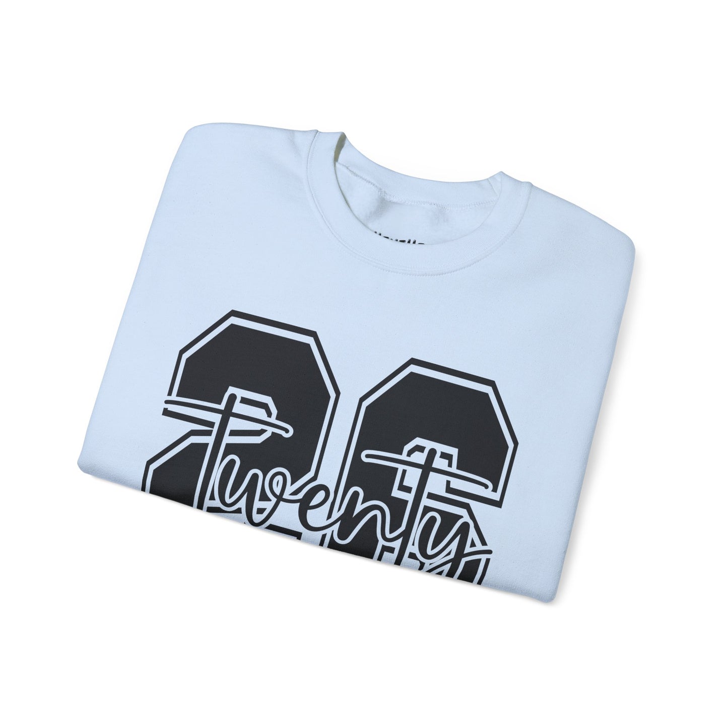 2026 Happy New Year Crewneck Sweatshirt — "Twenty twenty-six" Graphic Pullover