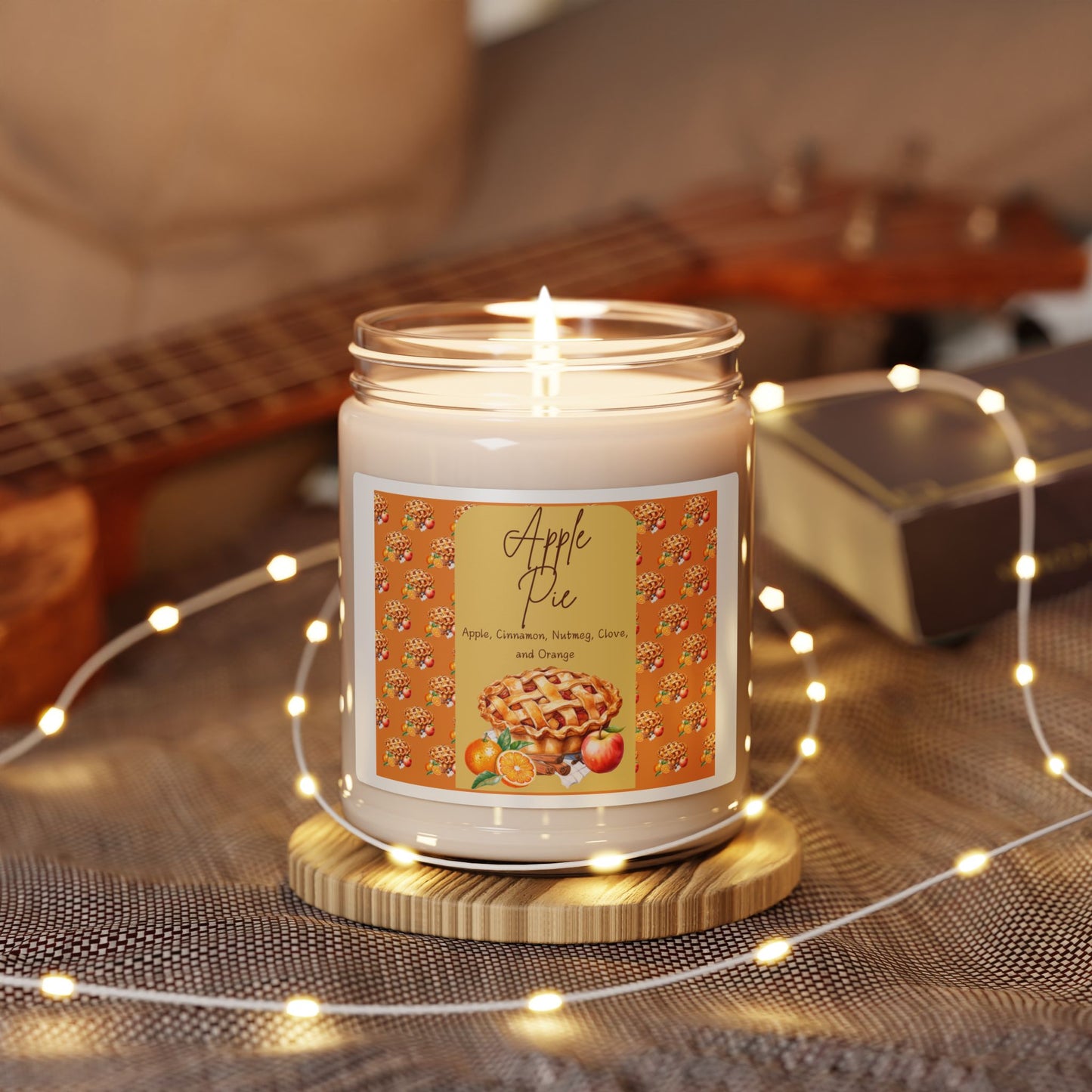Apple Pie Scented Soy Candle, 9oz