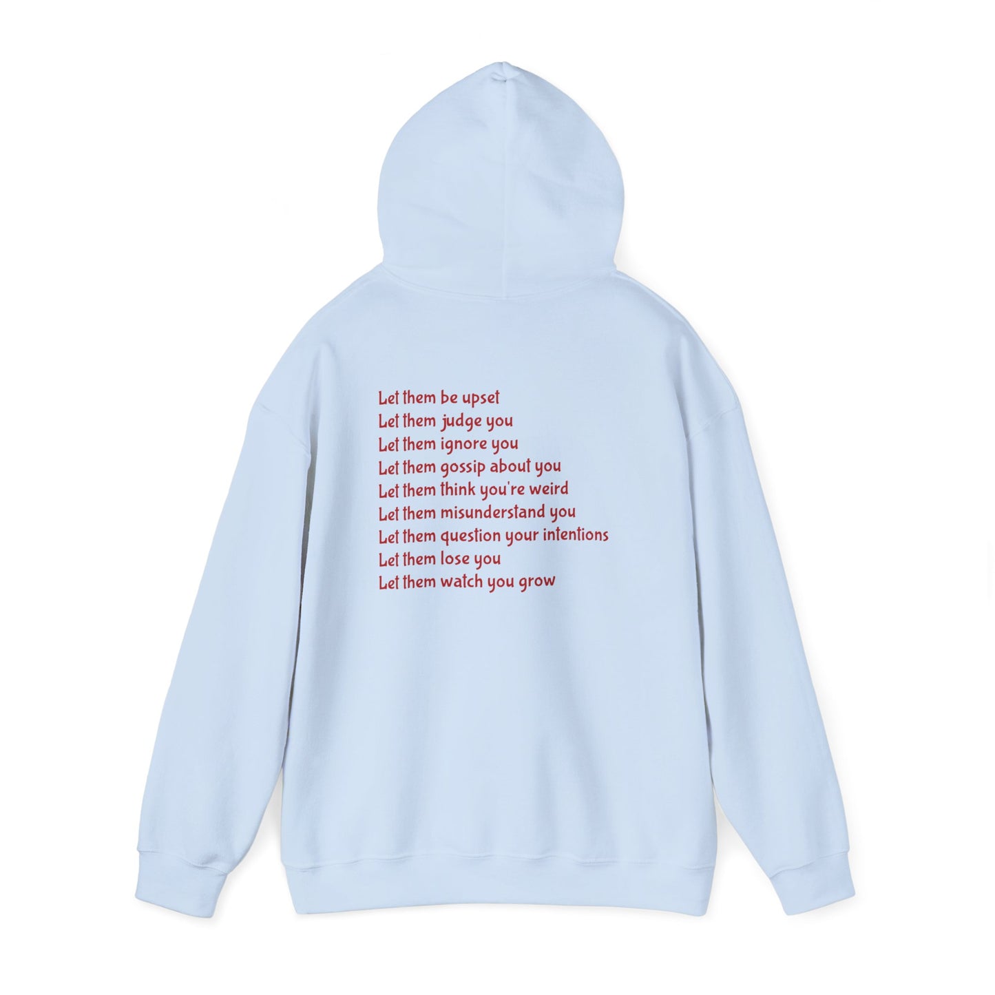 Let Them Motivational Hoodie, Unisex Sweatshirt, Casual Comfort Wear, Gift for Teens, Inspirational Clothing, Everyday Hoodie