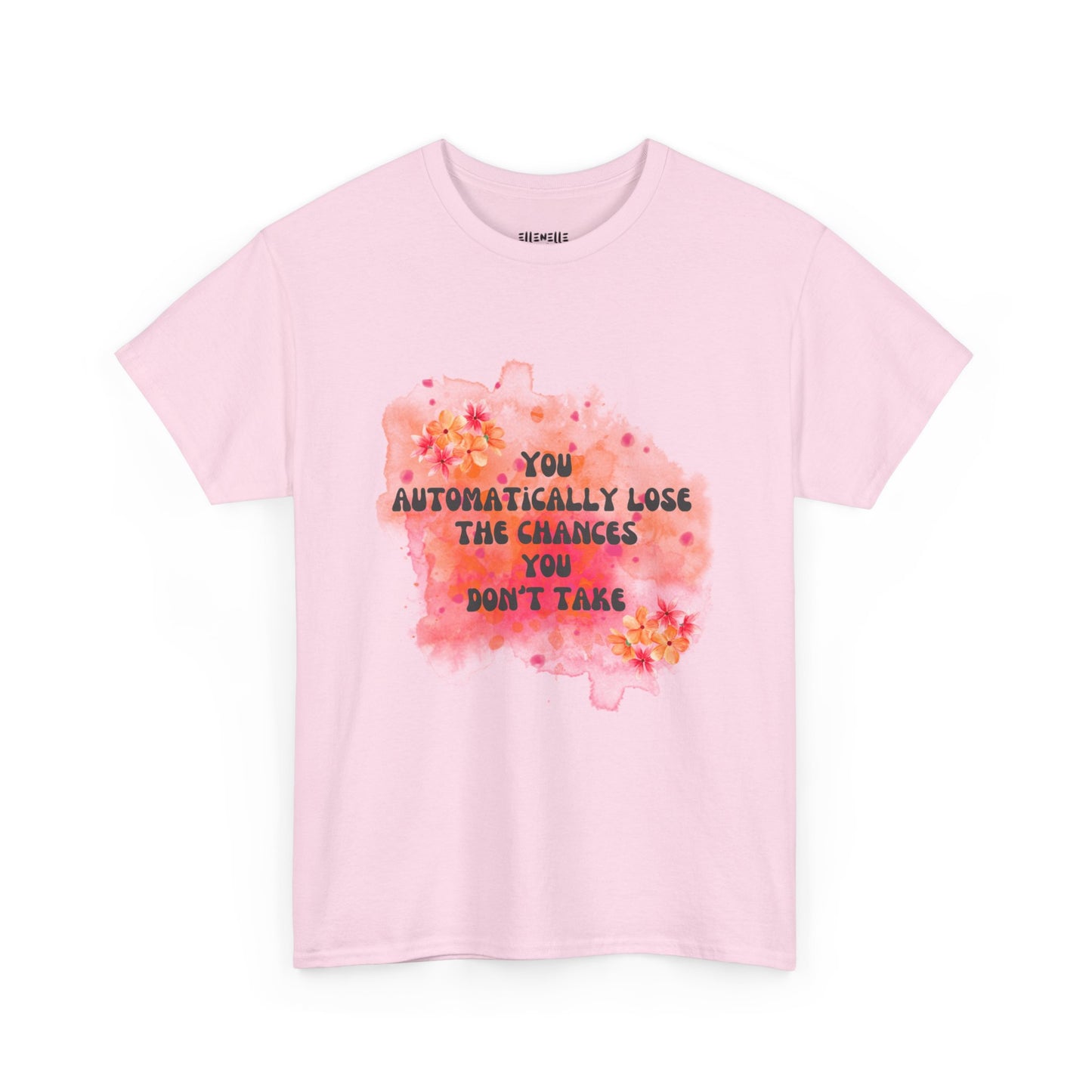 Chances You Don't Take Empowering Unisex Heavy Cotton Tee, Self-Love T-Shirt, Affirmation Apparel, Gift for Friends, Motivational Clothing