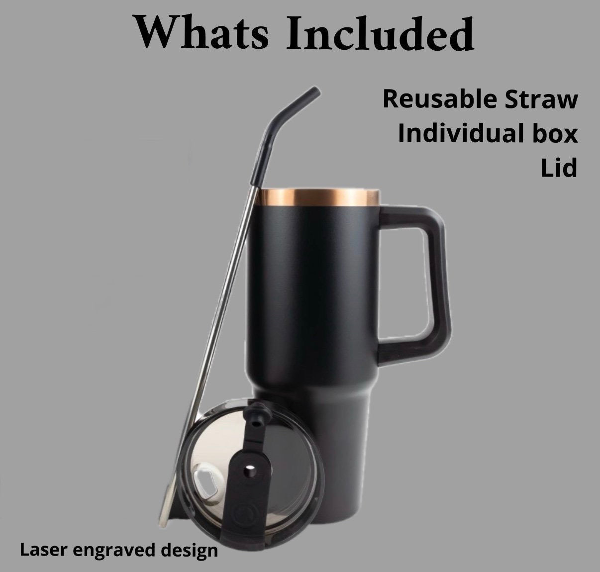 Signature Laser Engraved Tumbler