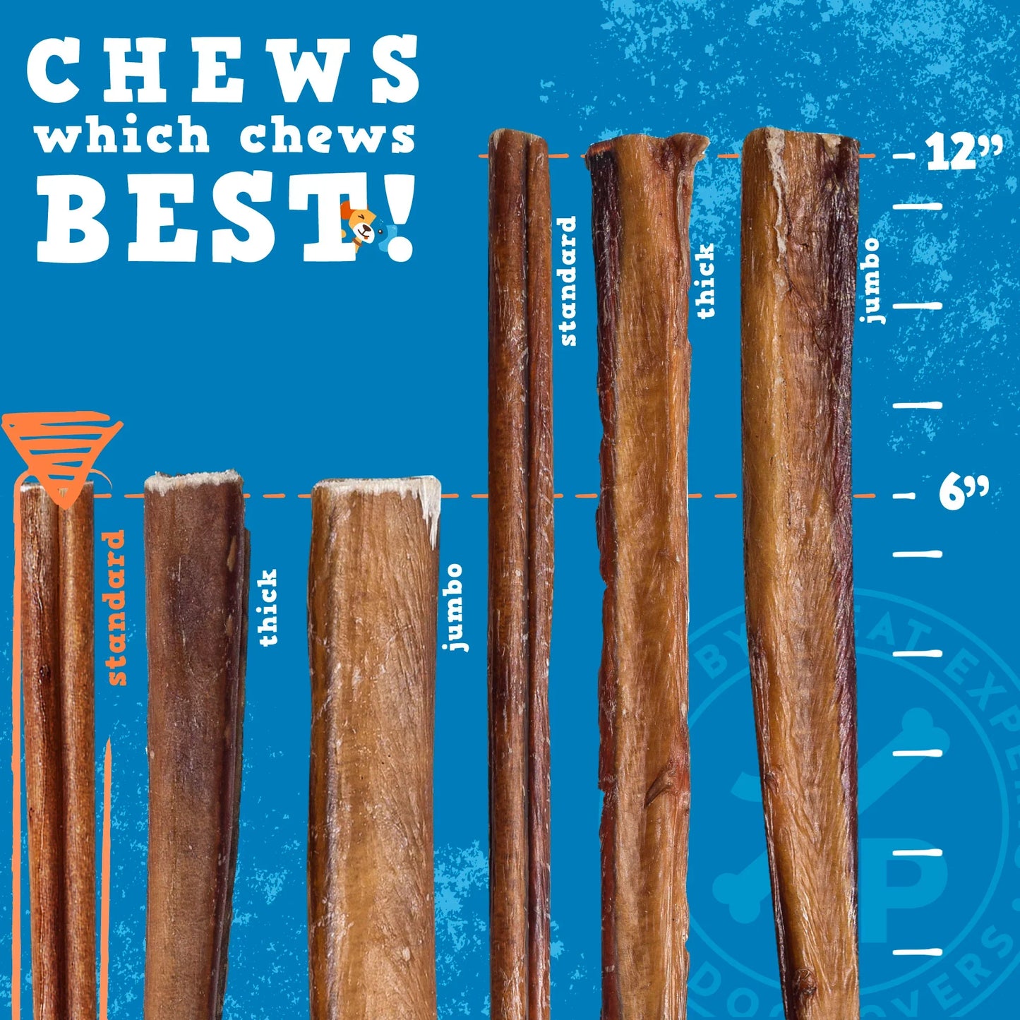 Jack & Pup Odor Free Bully Sticks
