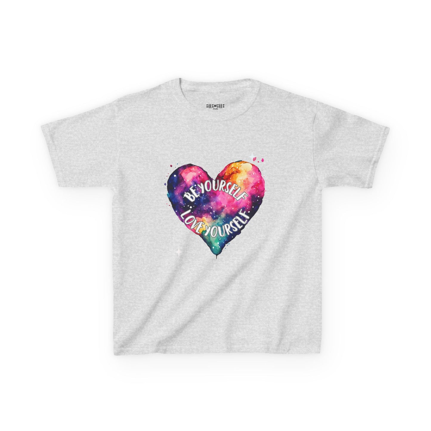 Be Yourself Love Yourself Motivational Kids T-Shirt, Positive Affirmation Shirt, Gift for Children, Encouraging Apparel