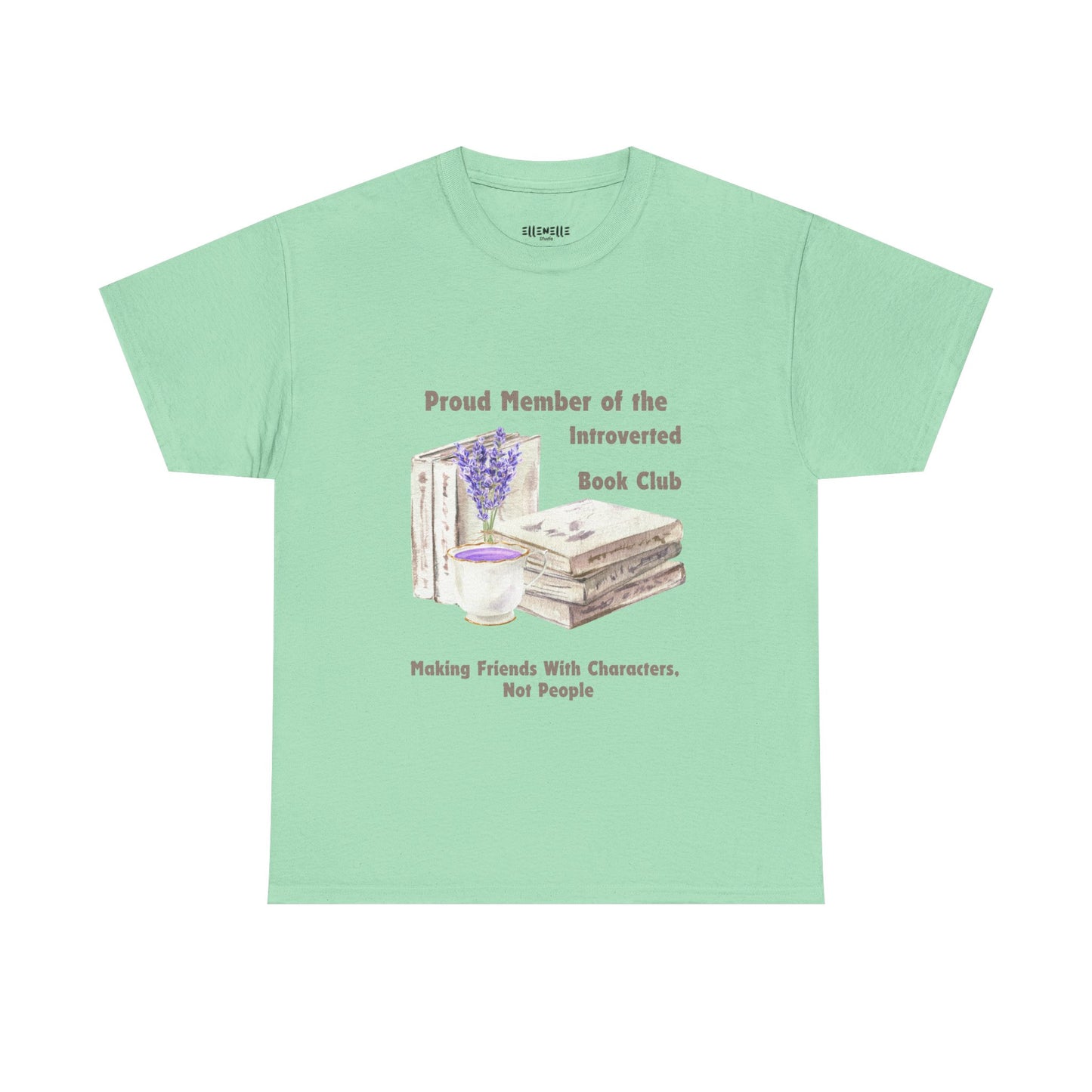 Introverted Book Club, Book-lover, Unisex Tee