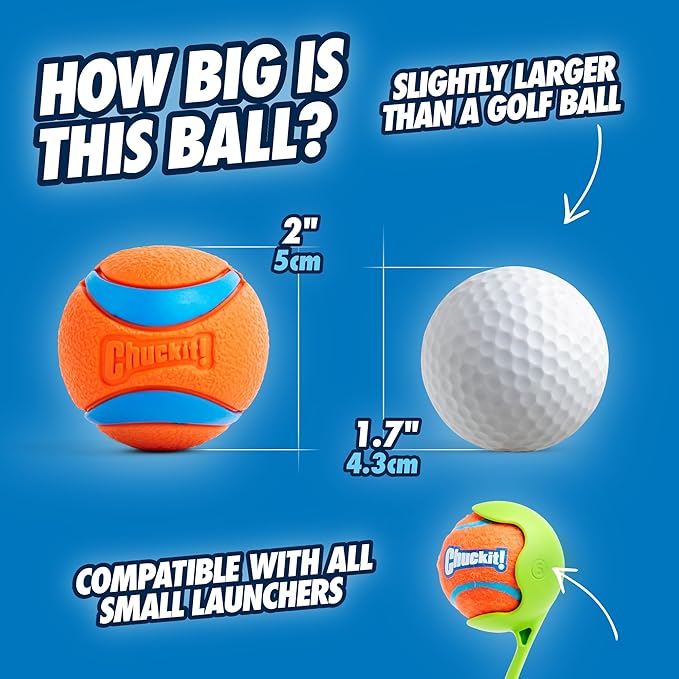 ChuckIt Dog Ultra Ball Small 2 Pack