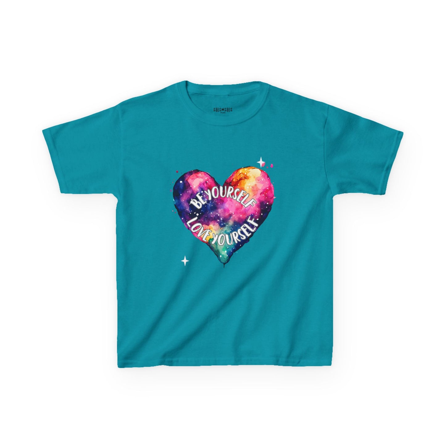 Be Yourself Love Yourself Motivational Kids T-Shirt, Positive Affirmation Shirt, Gift for Children, Encouraging Apparel
