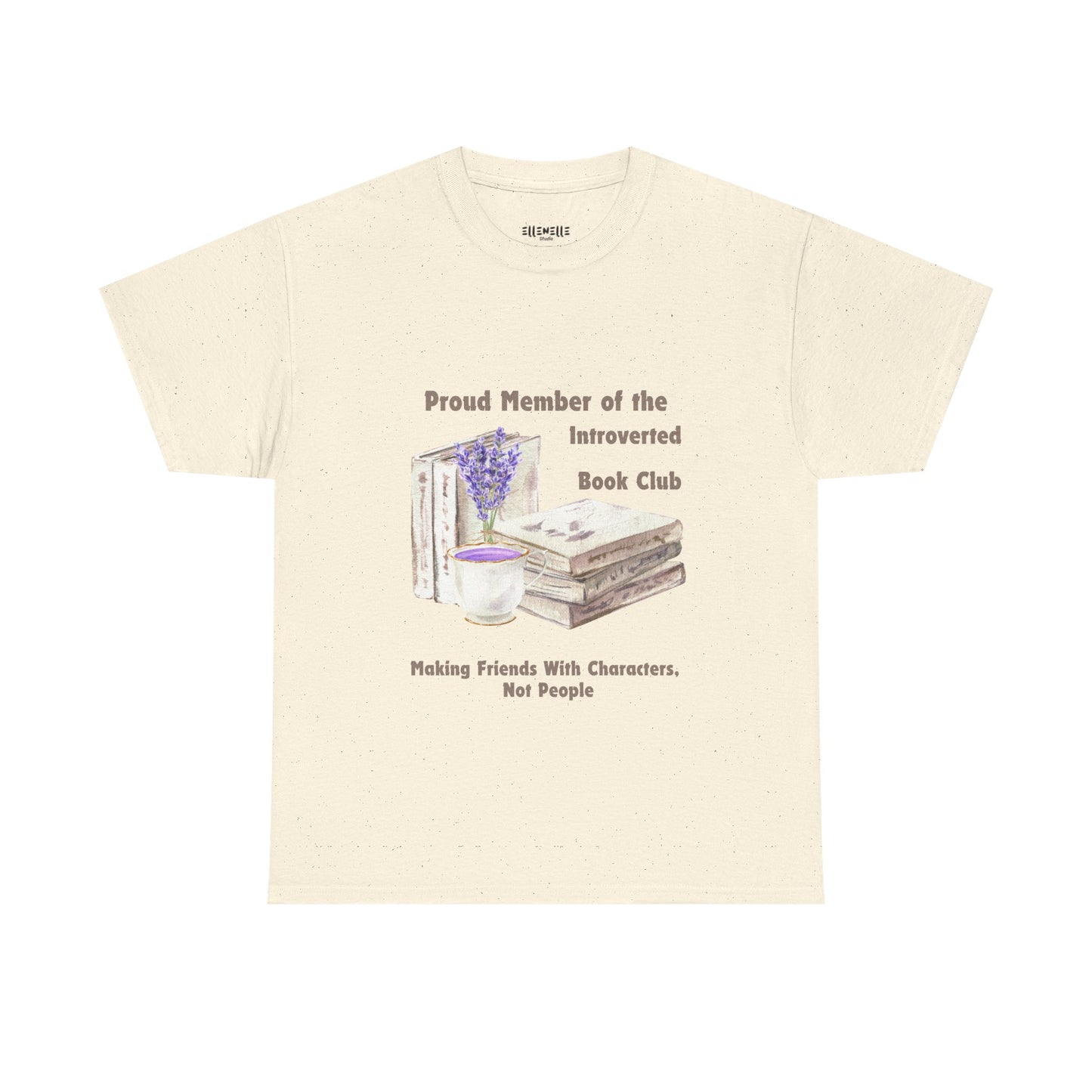 Introverted Book Club, Book-lover, Unisex Tee
